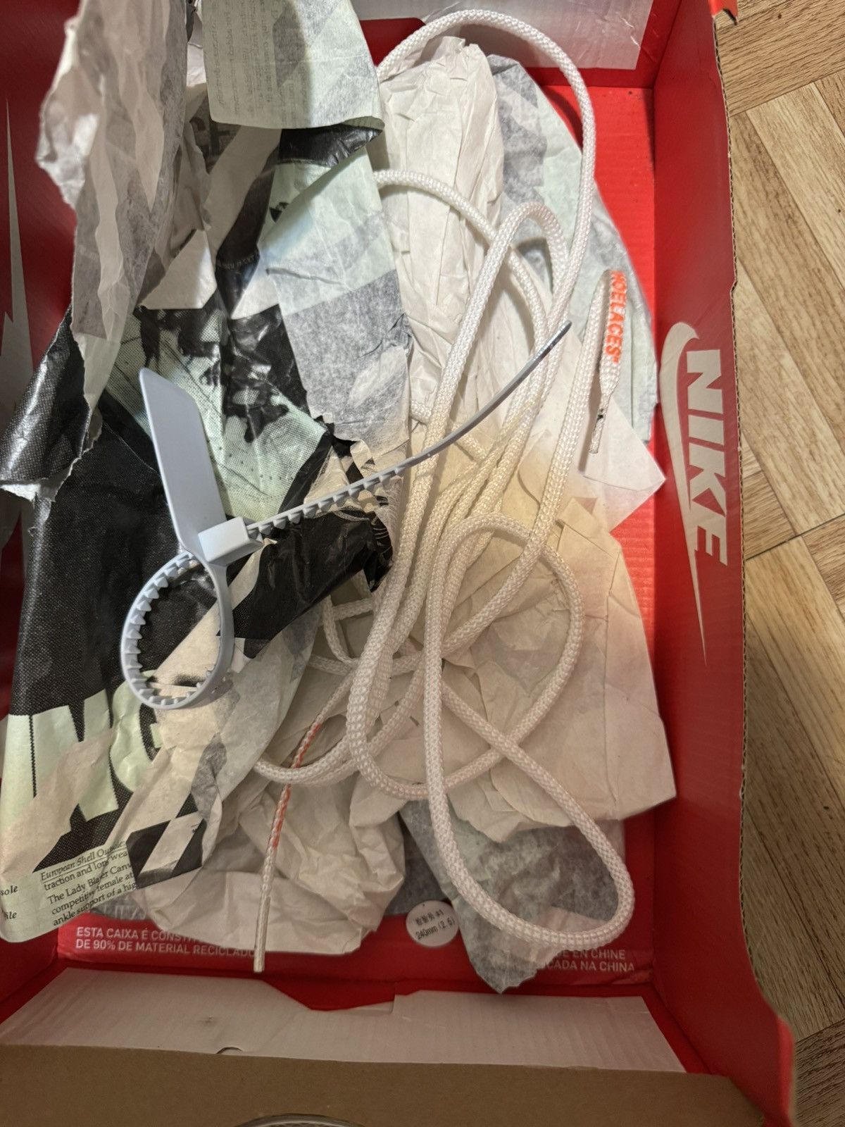 Nike × Off-White Off-White Nike Air Force 1 Black Size US 5.5 / EU 38 - 8 Thumbnail