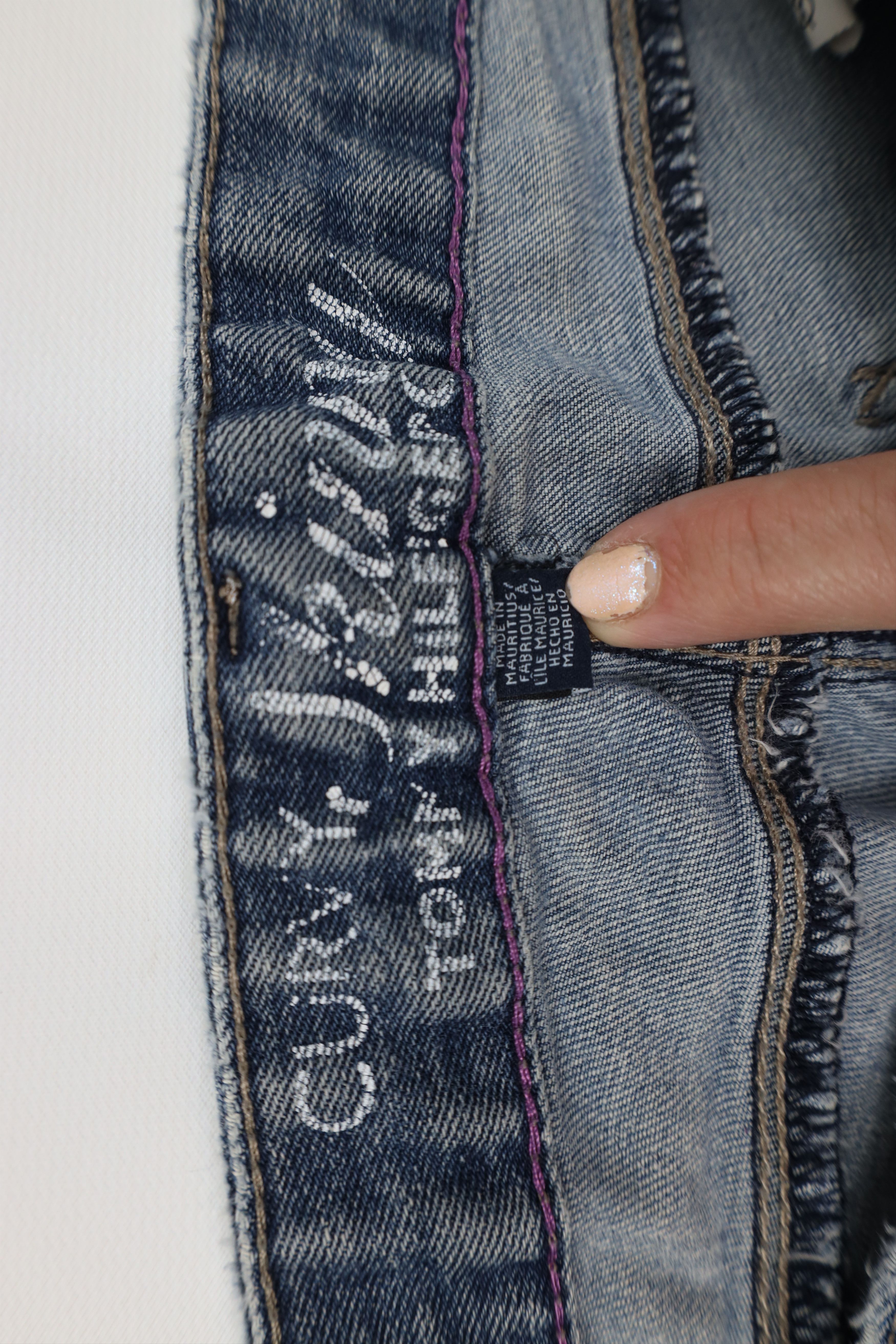 Tommy Hilfiger Vintage Y2K Tommy Hilfiger Curvy Skinny Leg Jeans Blue Size 28" / US 6 / IT 42 - 10 Thumbnail