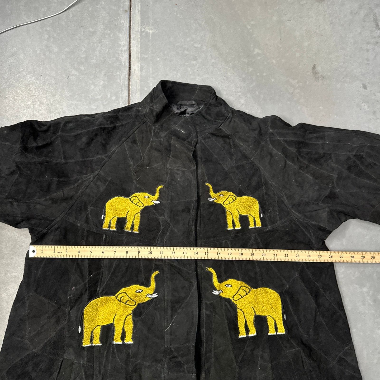Other The African Star Leather Coat Jacket Womens Medium Elephant Size M / US 6-8 / IT 42-44 - 6 Thumbnail