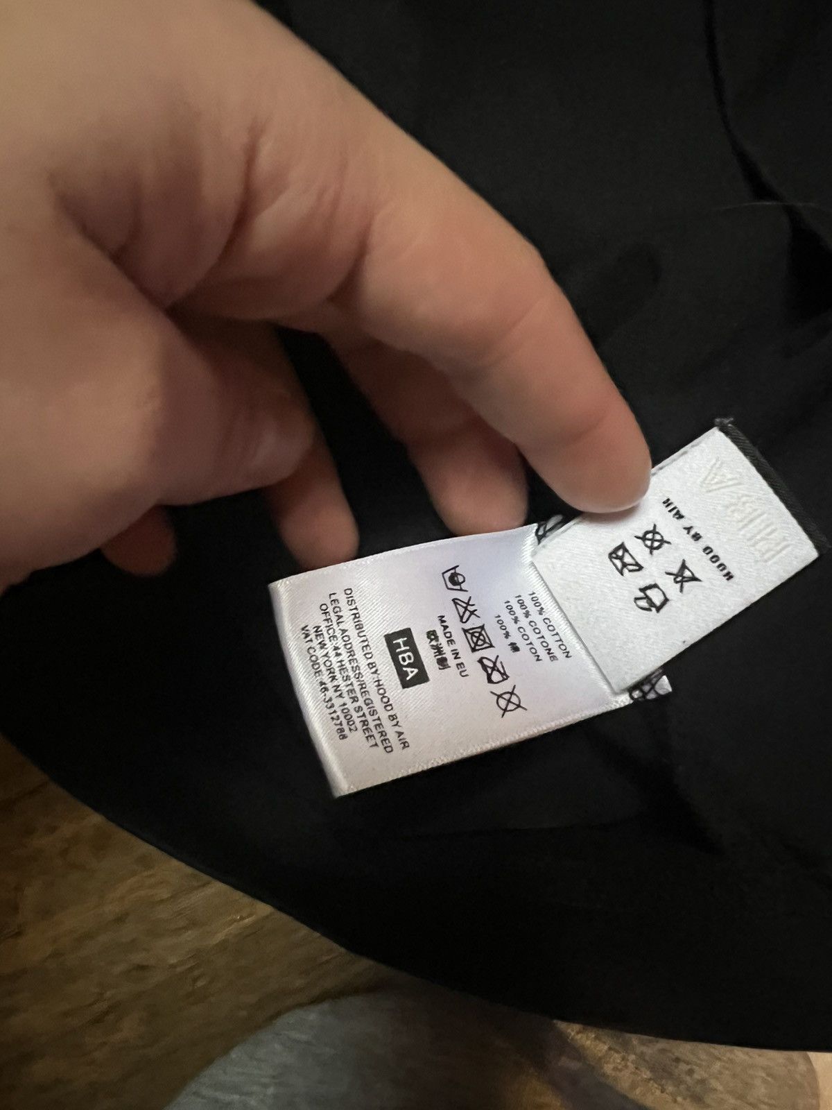Hood By Air Hood By Air box white logo Size US XL / EU 56 / 4 - 5 Thumbnail