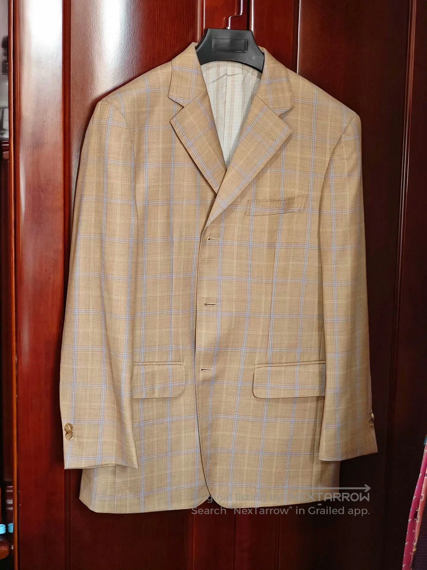 Japanese Brand Italian e. thomas Wool Blend Suit Jacket. Size US M / EU 48-50 / 2 - 1 Thumbnail