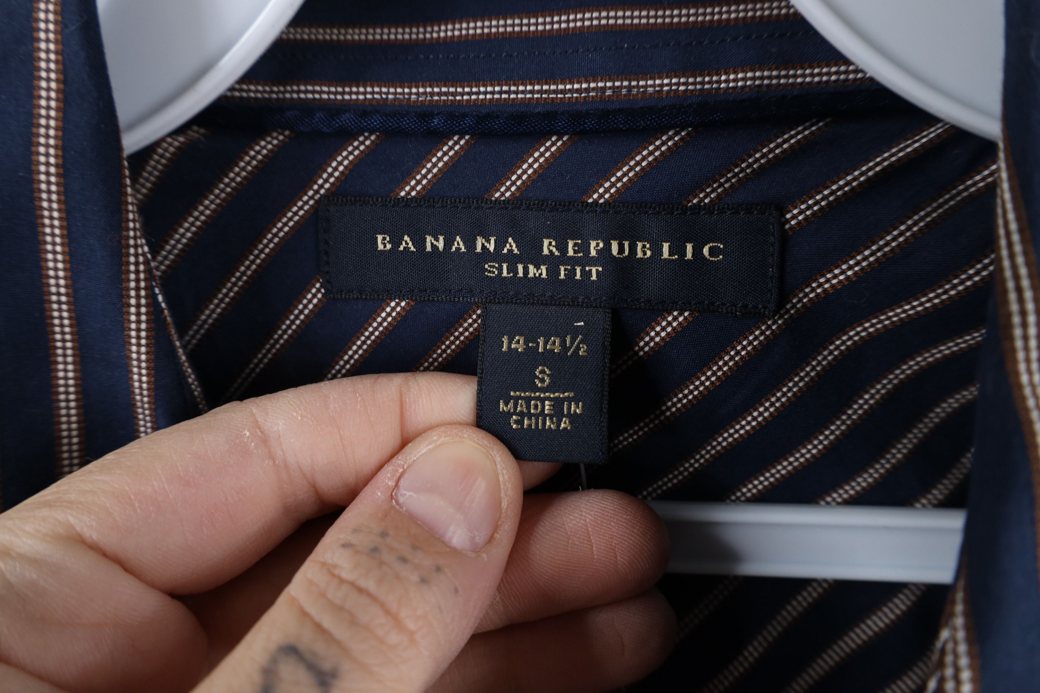 Banana Republic × Vintage Deadstock Vintage Y2K 2008 Banana Republic Button Shirt Size US S / EU 44-46 / 1 - 6 Thumbnail