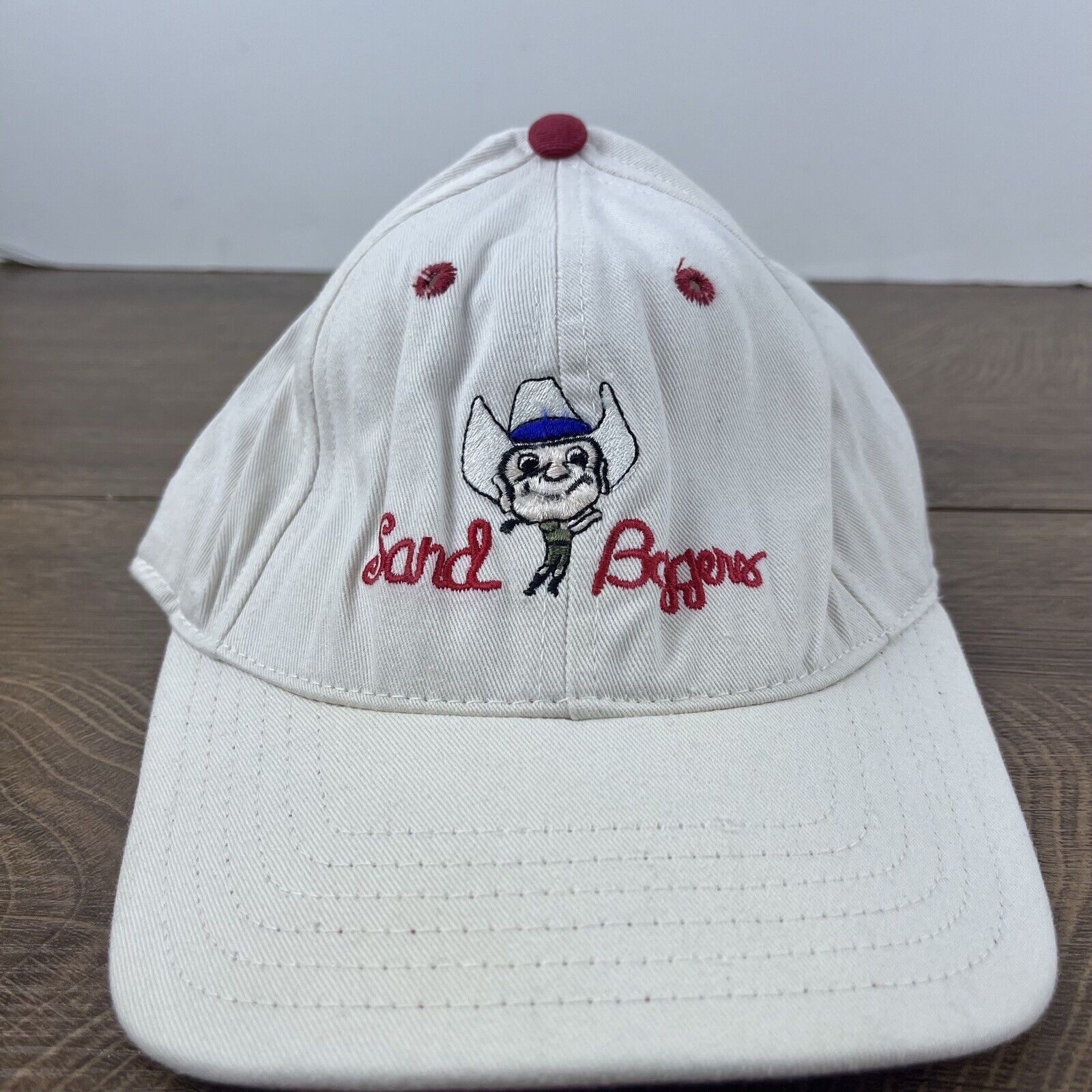 Other Sand Baggers Hat White Cap Hat Adjustable Hat White Adult Ha Size ONE SIZE - 3 Thumbnail