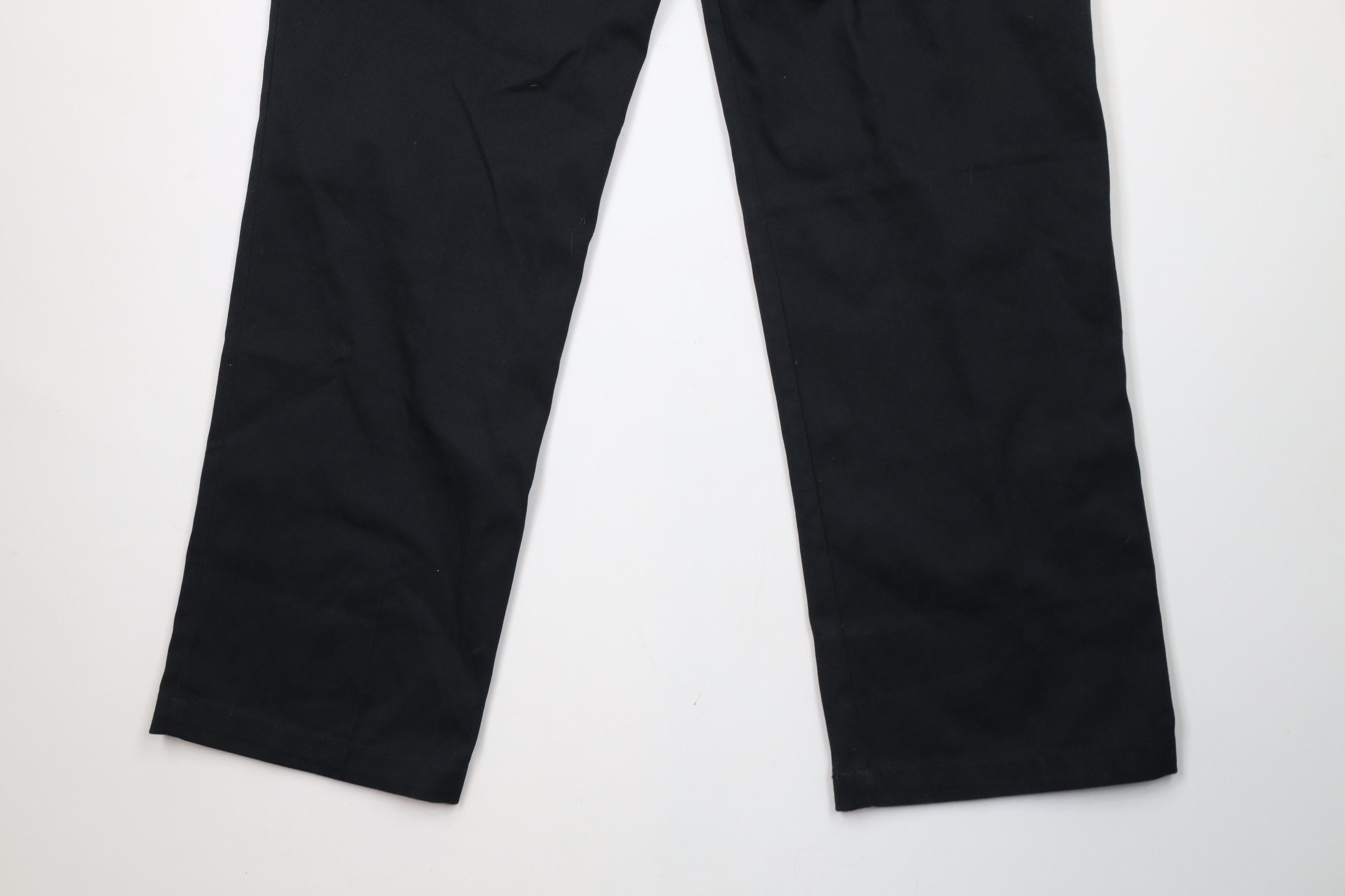 Dickies × Vintage Vintage Y2K Dickies Spell Out Wide Leg Workwear Pants Black Size US 36 / EU 52 - 13 Thumbnail