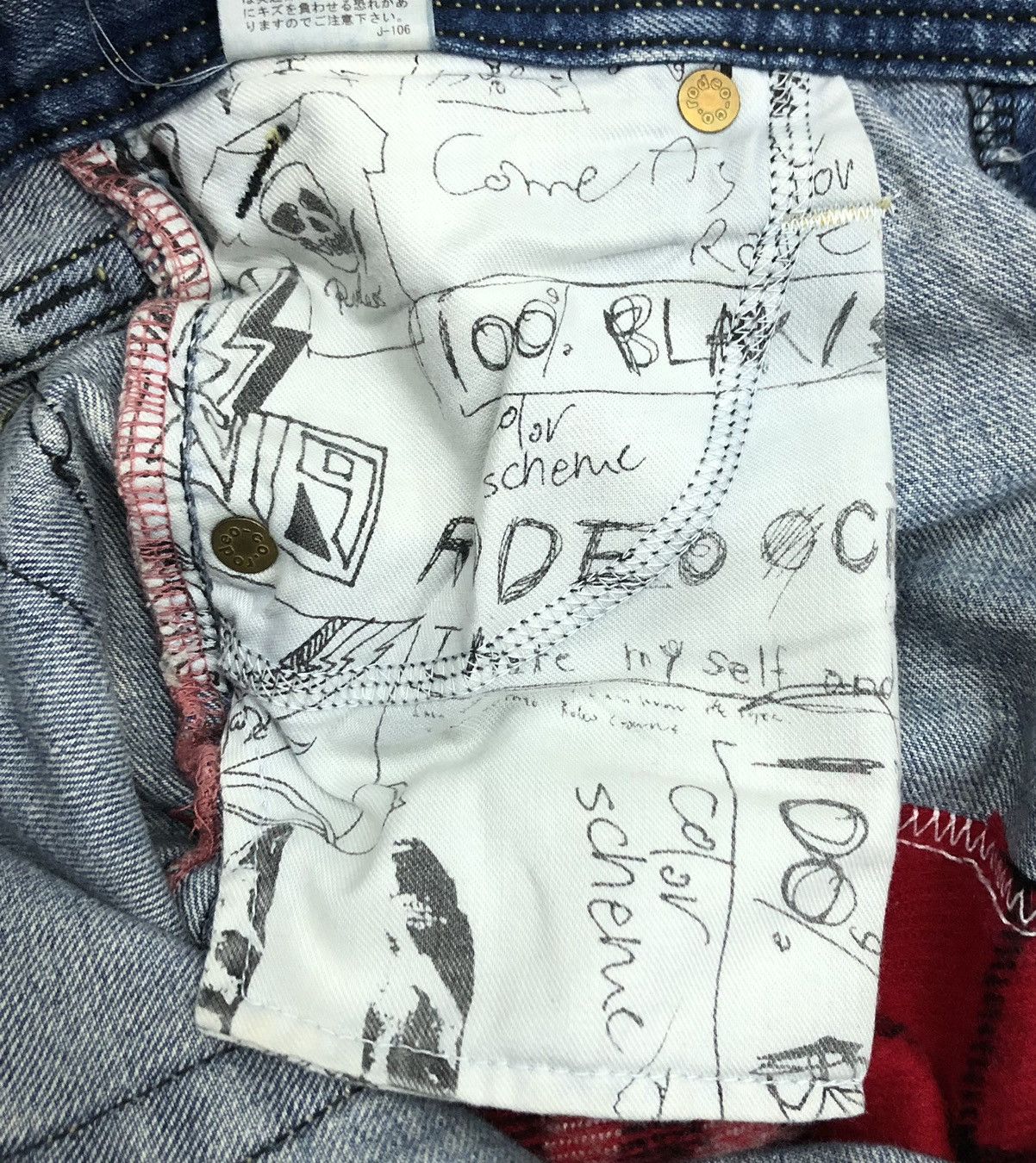 Japanese Brand Vintage The Rodeo Crowns Made In Japan Denim Pants Size 31" - 19 Thumbnail