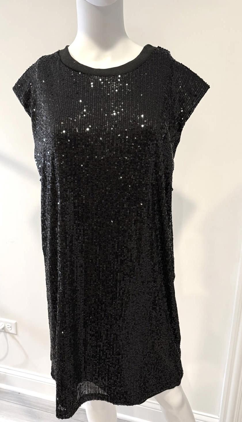 Designer BEACH RIOT Elegant Black Sequin Dress - XL Size XL / US 12-14 / IT 48-50 - 2 Thumbnail