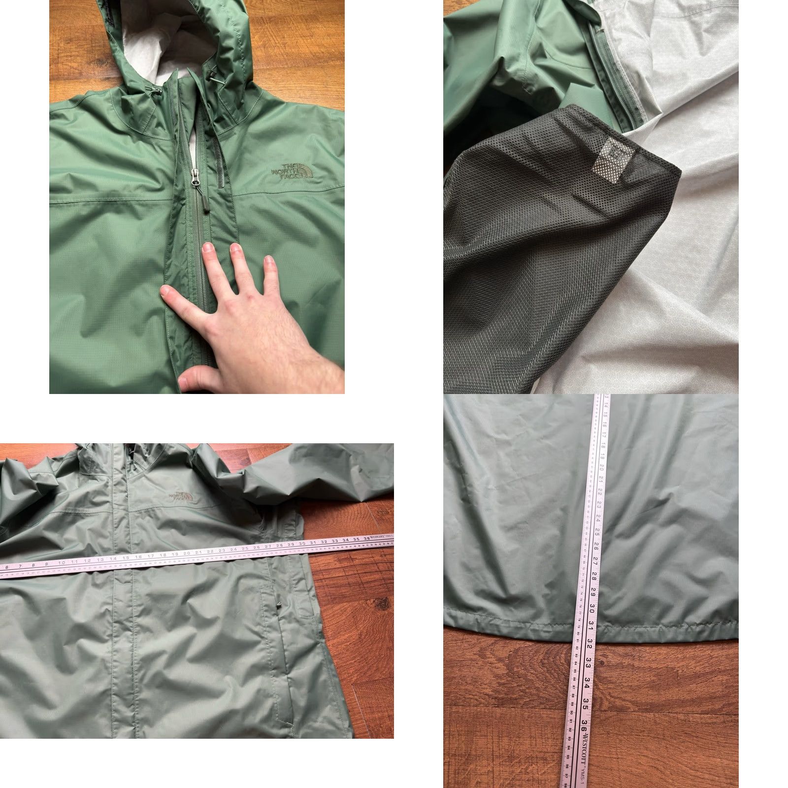 The North Face The North Face Venture 2 DryVent Waterproof Hooded Rain Jacket Sz 3XL Green Size US XXL / EU 58 / 5 - 8 Thumbnail