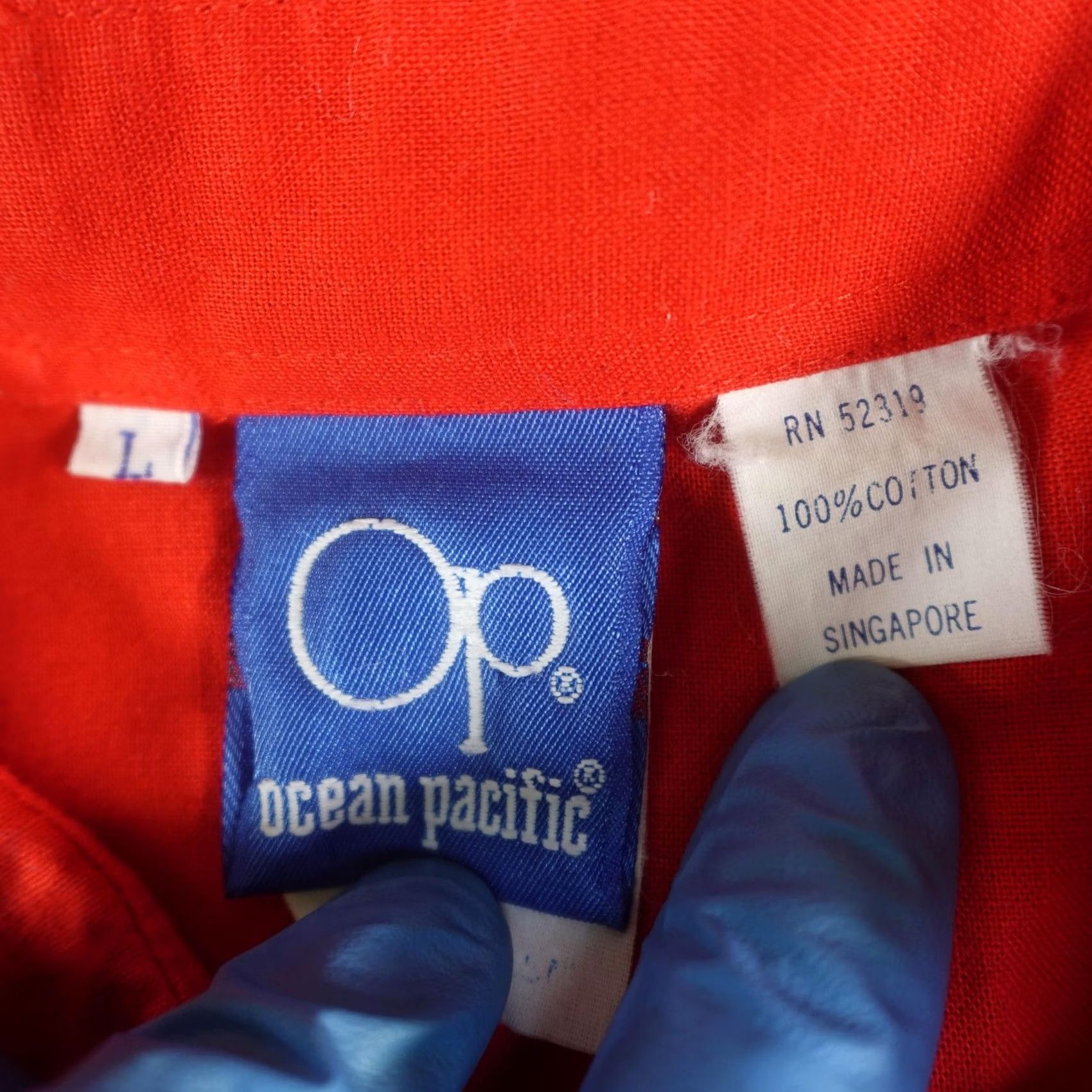 Ocean Pacific VINTAGE Ocean Pacific Shirt Mens L Red Graphic Print Surfing Alumni 90s Surf Beach Casual Button-Up Size US L / EU 52-54 / 3 - 4 Thumbnail