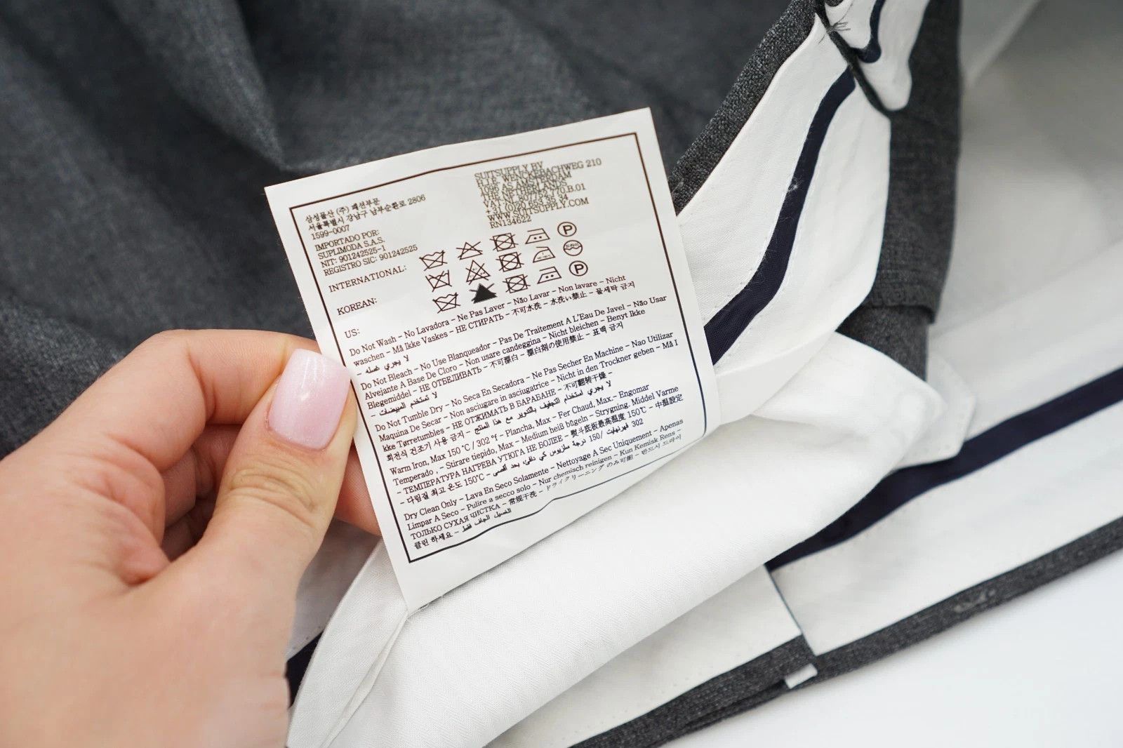 Suitsupply Men Suitsupply Trousers Brescia Wool Grey Size UK/US40 Size 40R - 5 Thumbnail