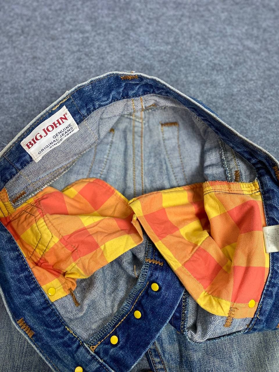 Big John vintage big john denim printed on pocket nice design Size US 37 - 15 Thumbnail