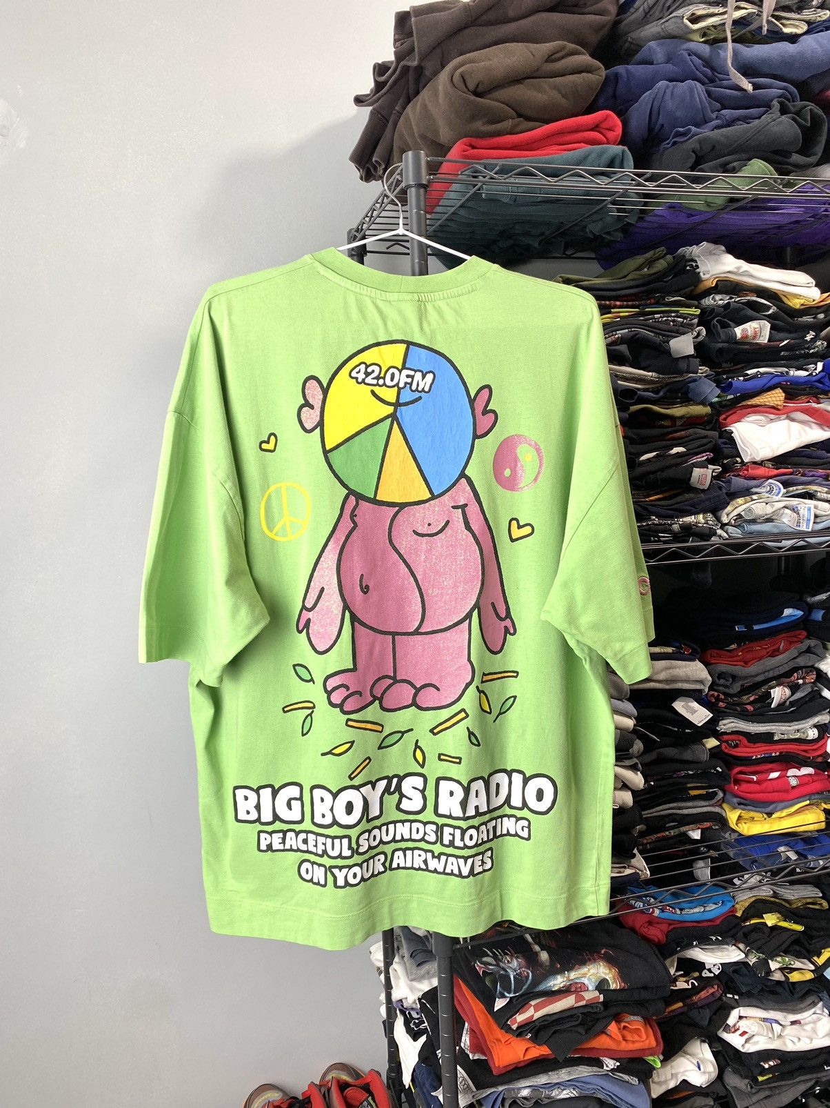 Band Tees 420 Big Boys Radio Psychedelic LSD Art T Shirt Opium Drugs Size US L / EU 52-54 / 3 - 1 Thumbnail