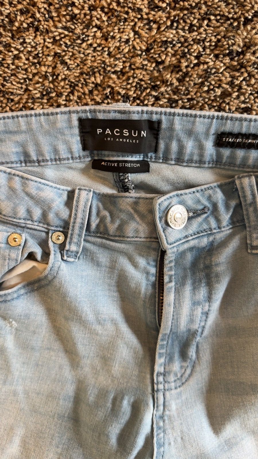Pacsun Pacsun Stacked Skinny Jeans Size US 31 - 2 Thumbnail