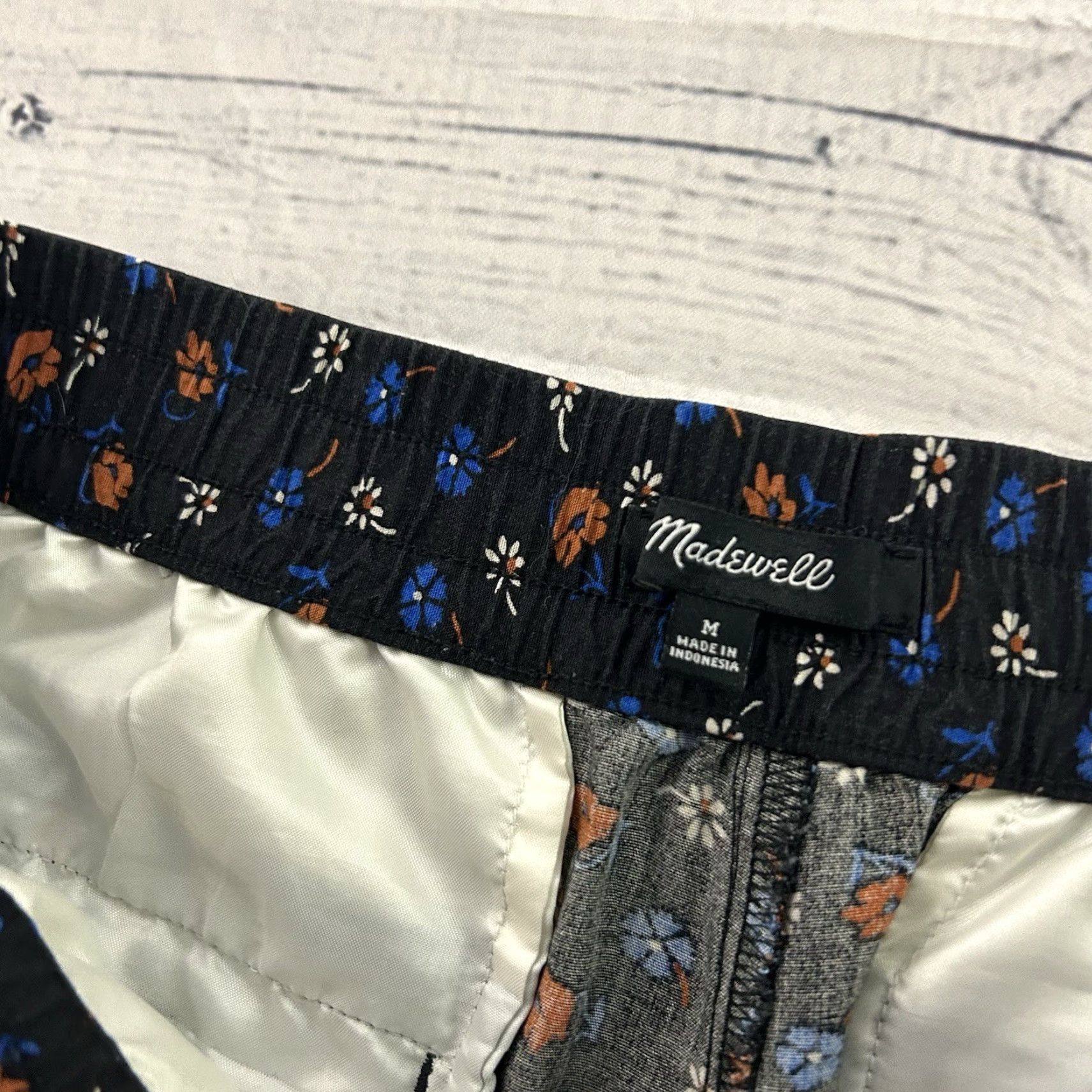 Madewell Madewell Black Medium Women's Prairie Posies Track Trousers Pants Size 32" / US 10 / IT 46 - 4 Thumbnail