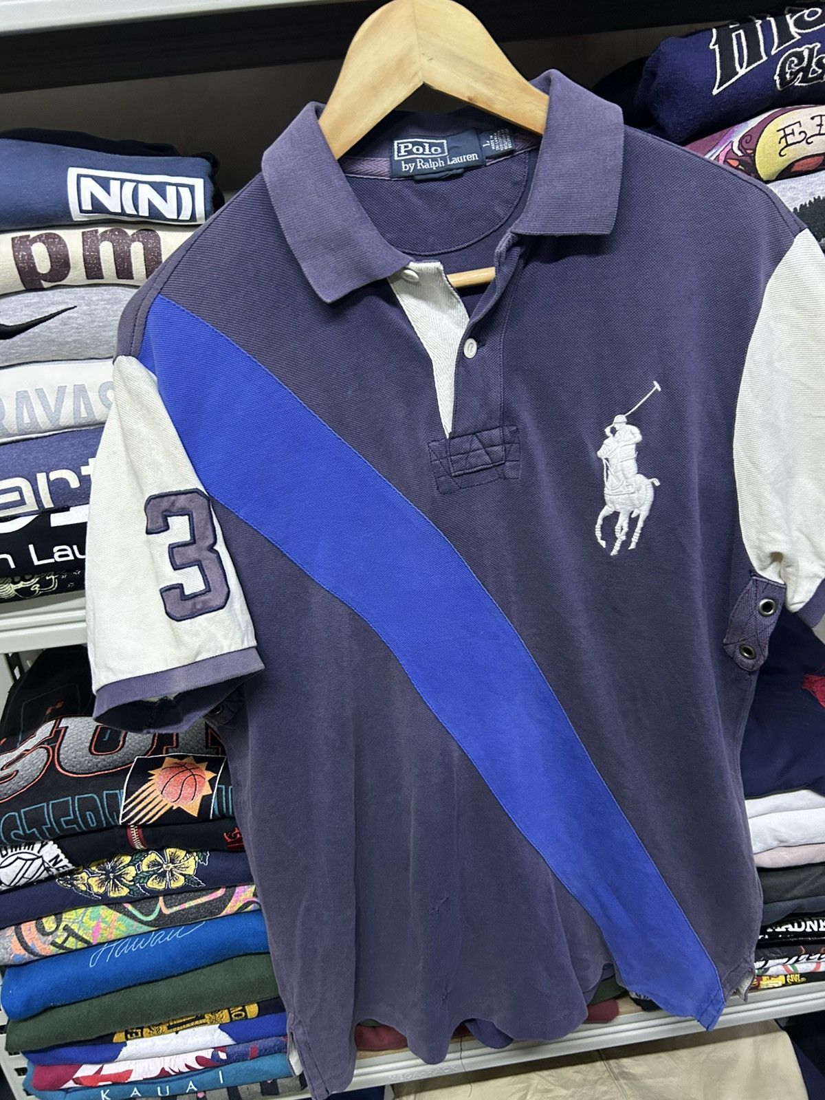 Ralph Lauren Vintage Faded Polo Ralph Lauren Chief Keef Size US L / EU 52-54 / 3 - 2 Thumbnail