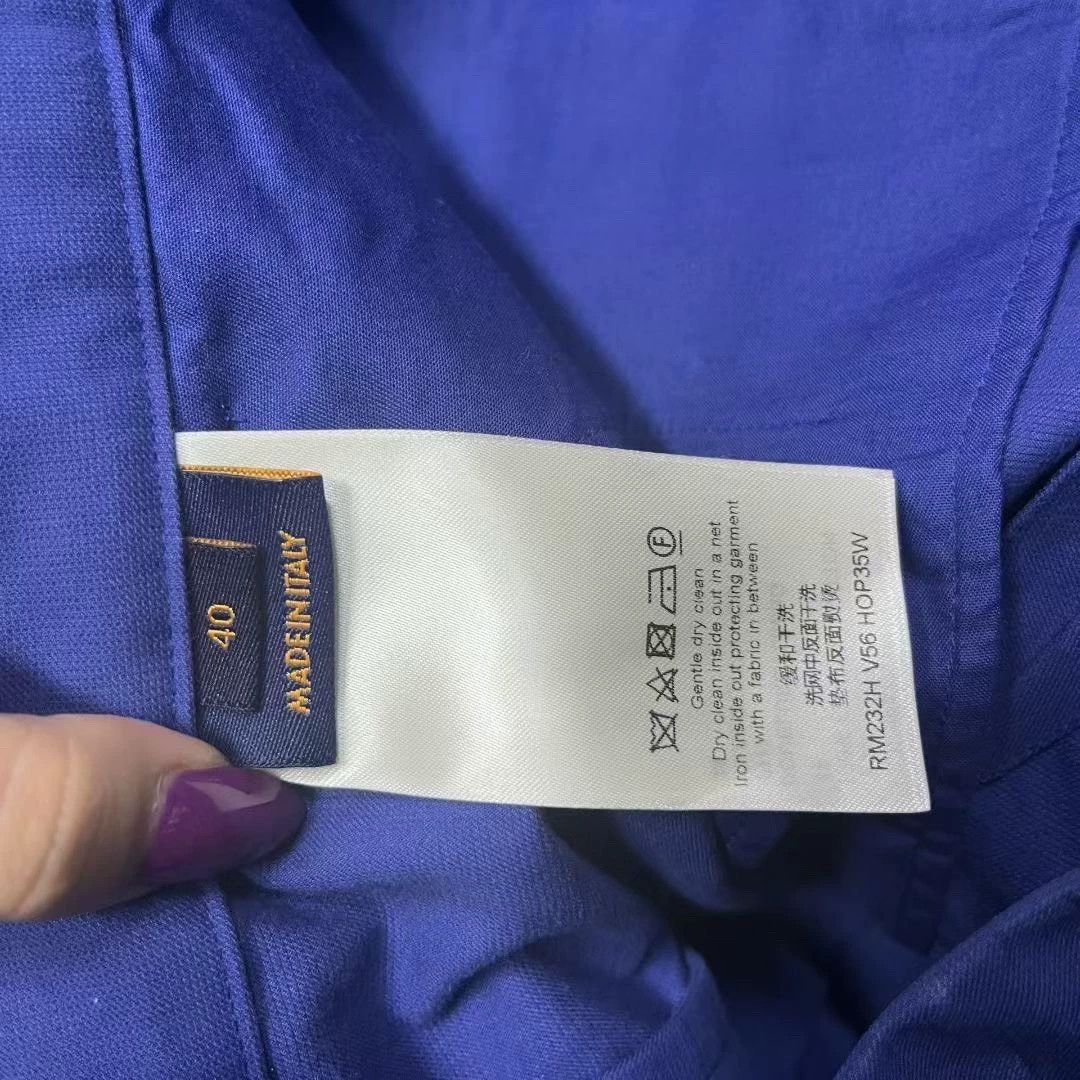 Louis Vuitton louis vuitton blue embroidered work pants Size US 40 / EU 56 - 3 Thumbnail