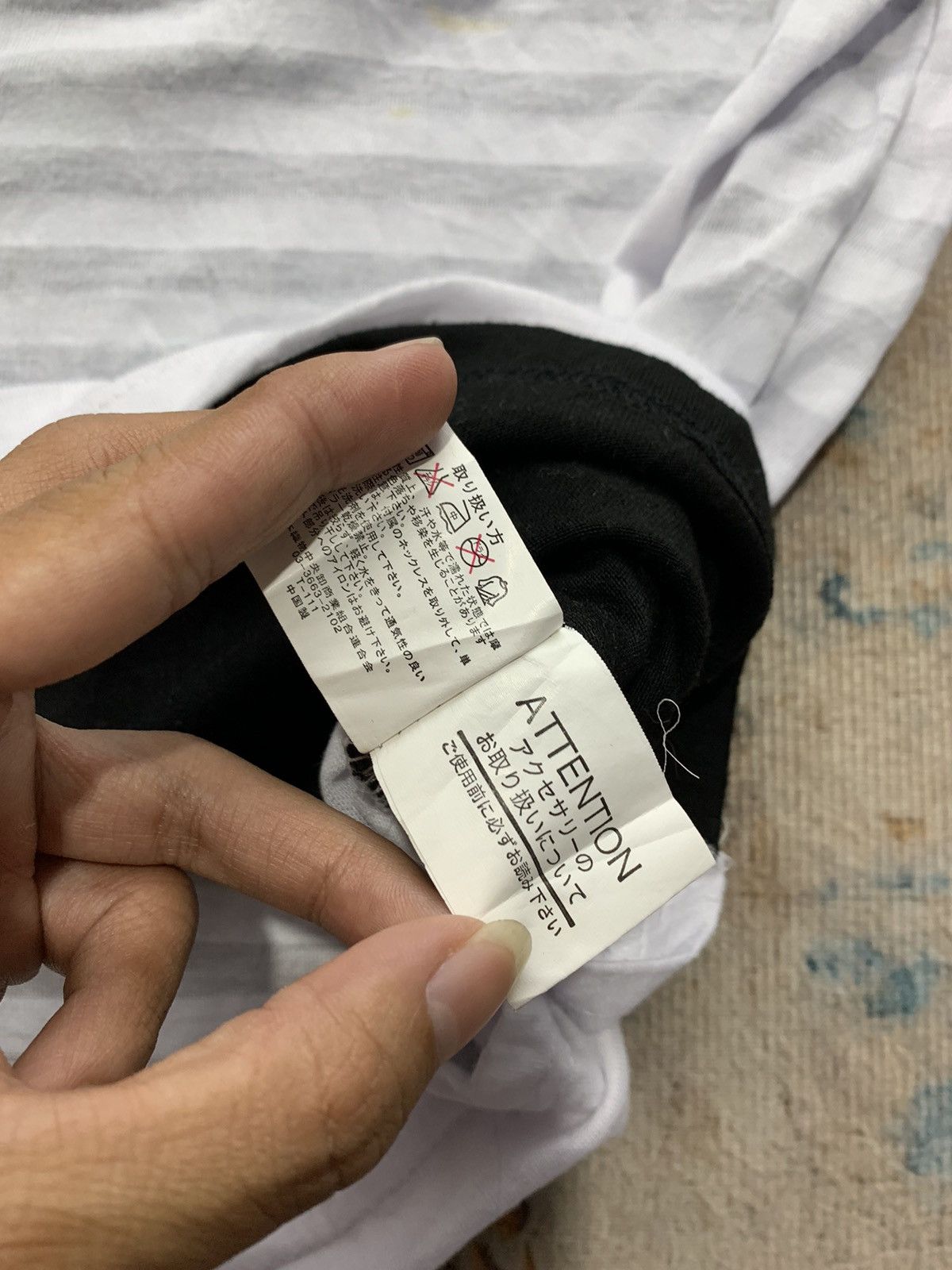 Beauty Beast × Hysteric Glamour × Japanese Brand Beaumere Double Layer Stripe Long Slevee Style Size US M / EU 48-50 / 2 - 7 Thumbnail