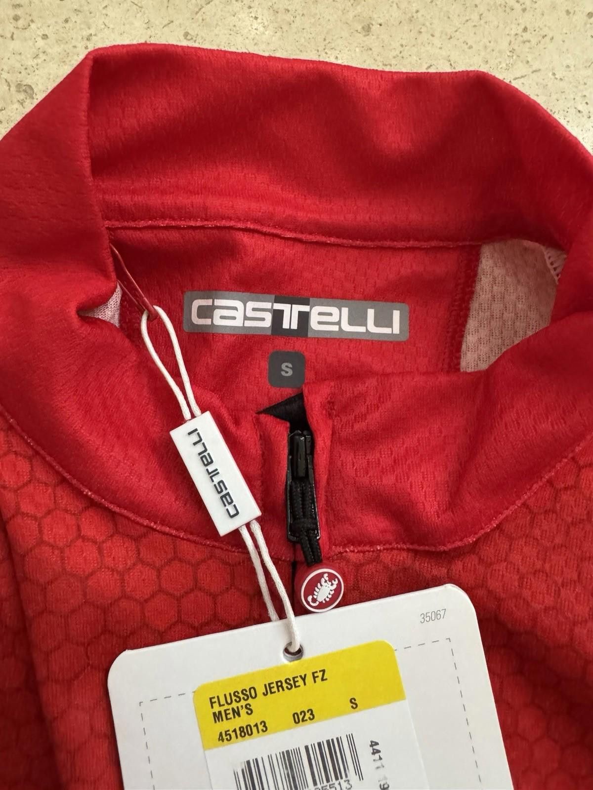 Jean Charles De Castelbajac Castelli FLUSSO JERSEY FZ MEN'S 4518013 Red Size Small Size ONE SIZE - 3 Thumbnail