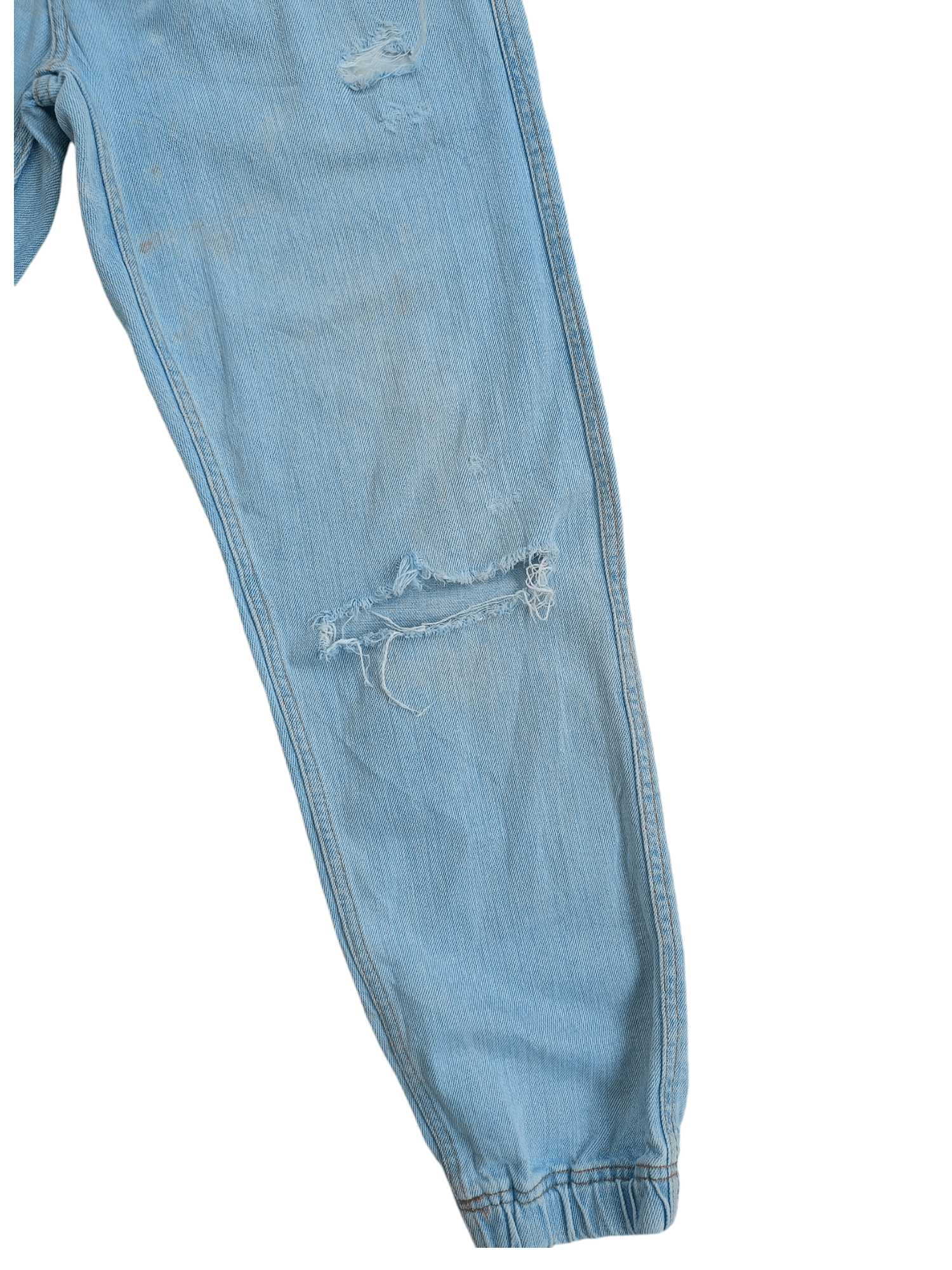 H&M H&M Relaxed Fit Distressed Vintage Streetwear Joggers Size US 26 / EU 42 - 4 Thumbnail