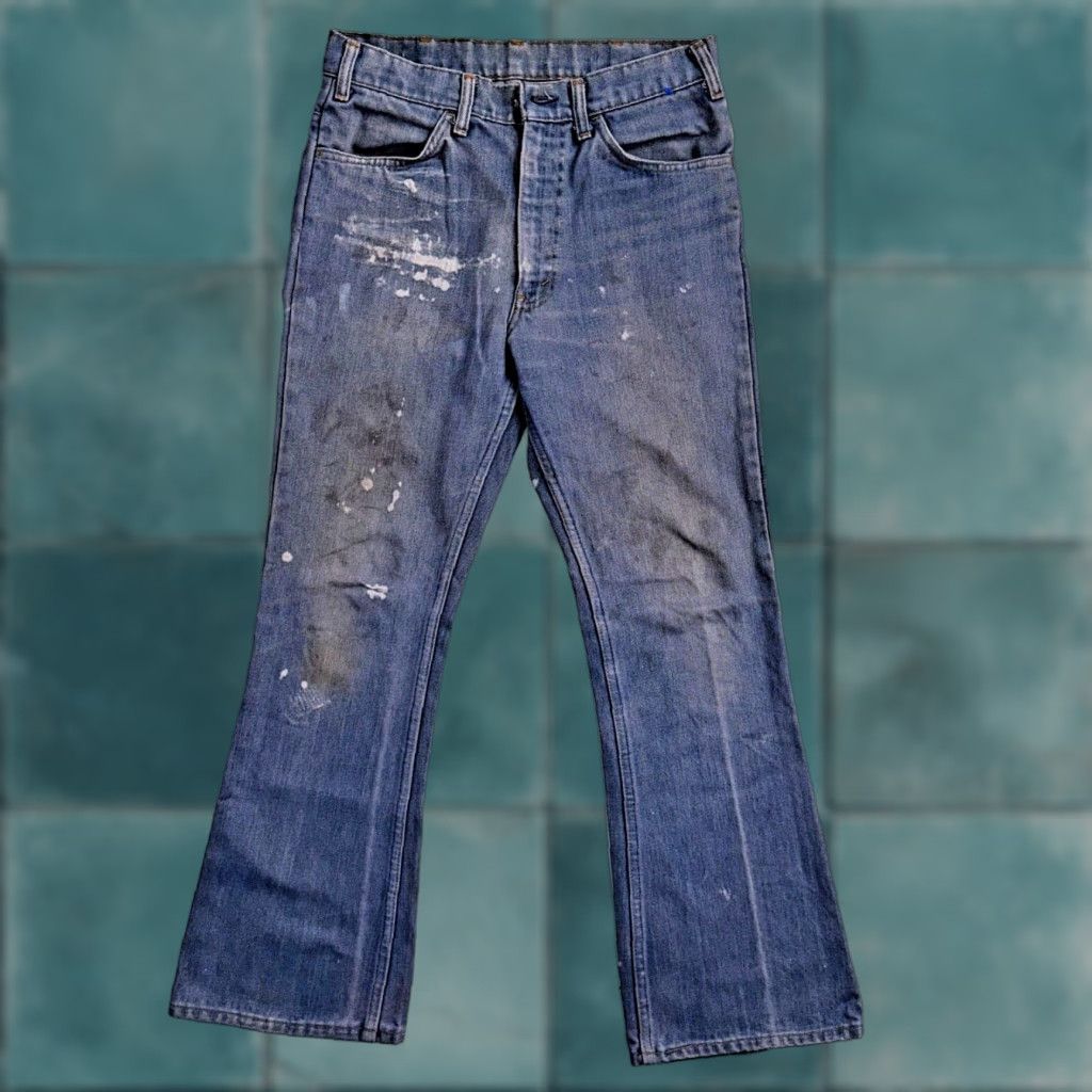Levi's Levi's 646 Vintage 70s USA Orange Tab Bootcut Jeans 29x28 Blue Bell Bottom Cotton Denim Mens Regular 30 Inseam 30 Sleeved? Size US 30 / EU 46 - 1 Thumbnail