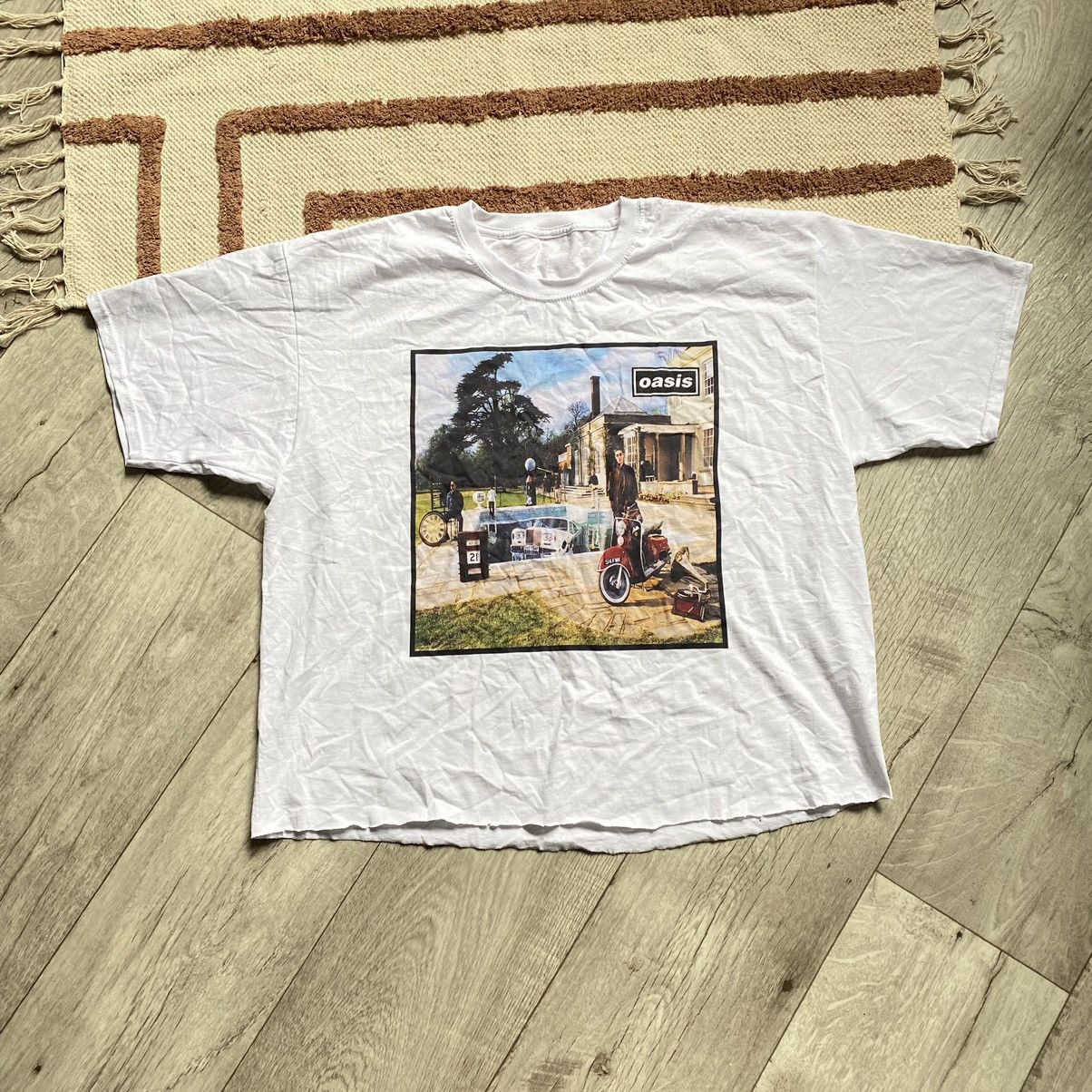 Band Tees VINTAGE OASIS ROLLS ROYCE IN POOL PROMO T SHIRT CROPED Size US XL / EU 56 / 4 - 1 Thumbnail