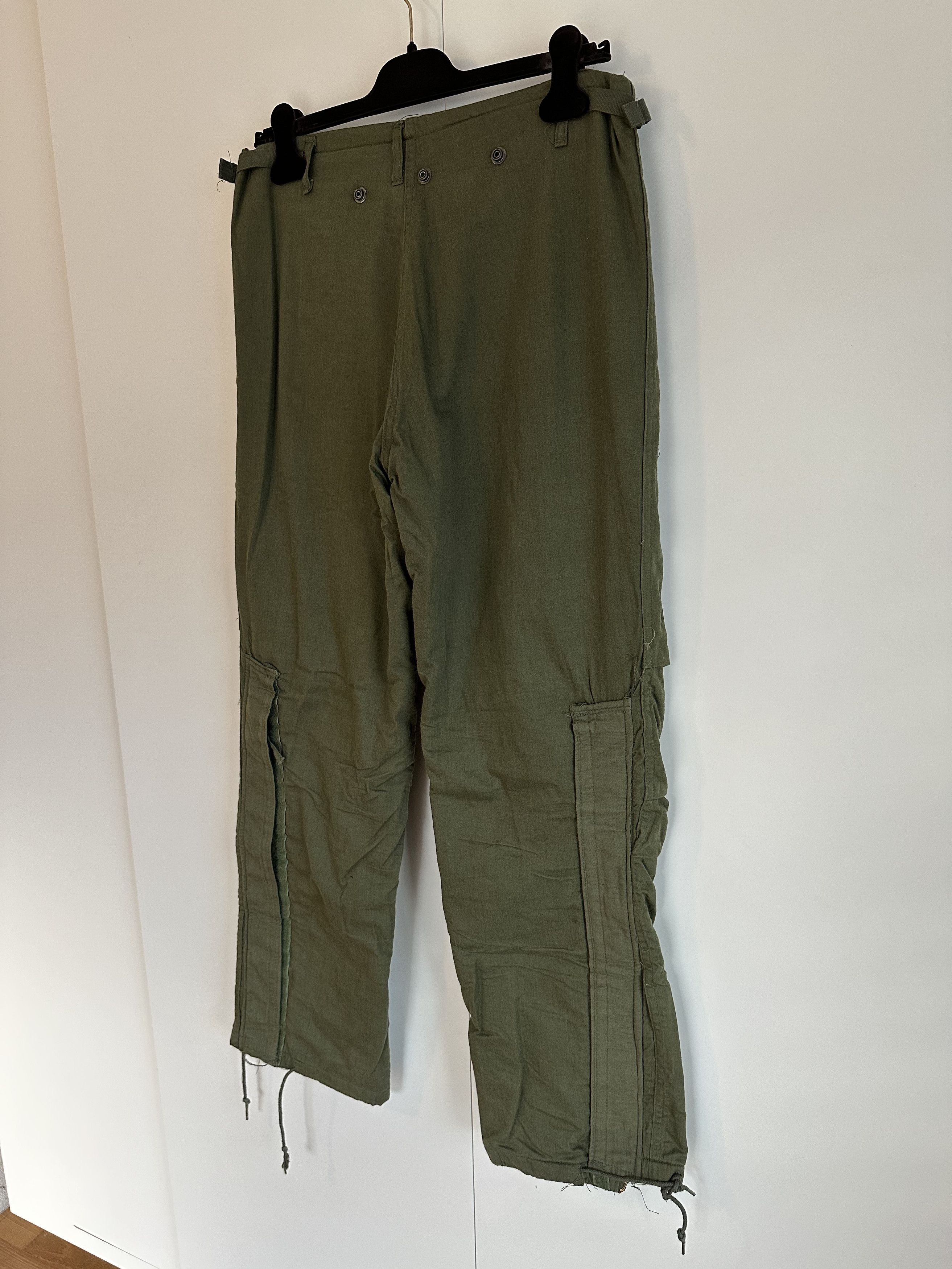 Vintage Vintage 80s US Army Zip Flying Pants Size US 30 / EU 46 - 4 Thumbnail