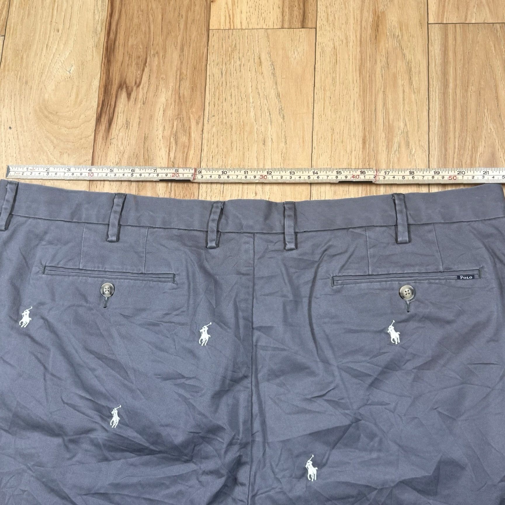 Polo Ralph Lauren Polo Ralph Lauren All Over Pony Logo Classic Fit Newport Shorts Mens 42 Chino Multicolor Logo Horse 90s/2000s Merchants? Size US XL / EU 56 / 4 - 7 Thumbnail