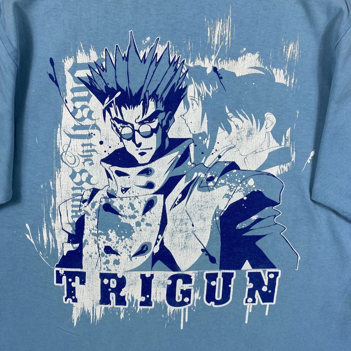 Anime Vintage 00s TRIGUN Vash The Stampede Anime Graphic Tee Shirt Size US M / EU 48-50 / 2 - 2 Thumbnail