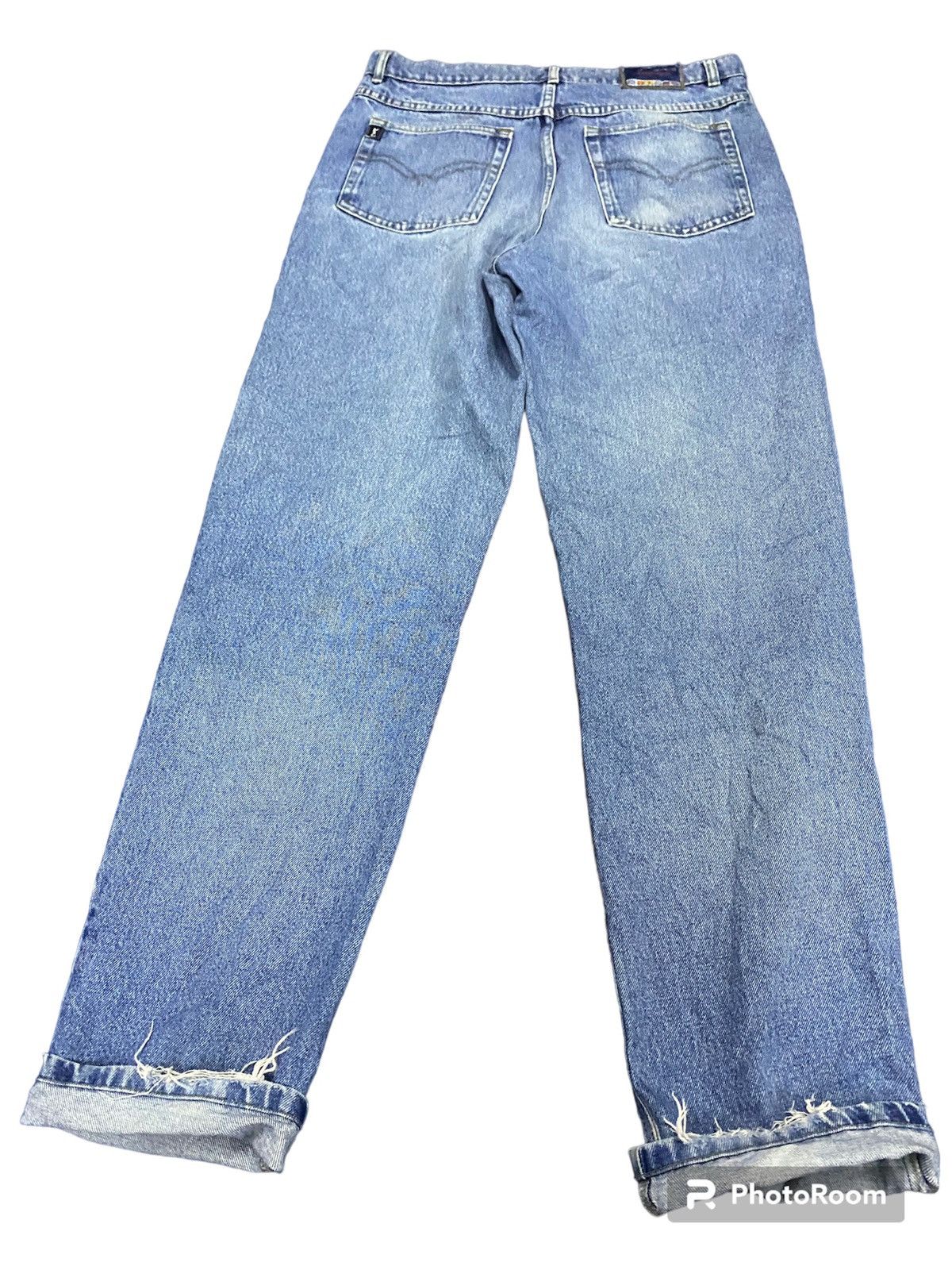 image of Vintage Yvessaint Laurent YSL Jeans in Blue, Men's (Size 35)