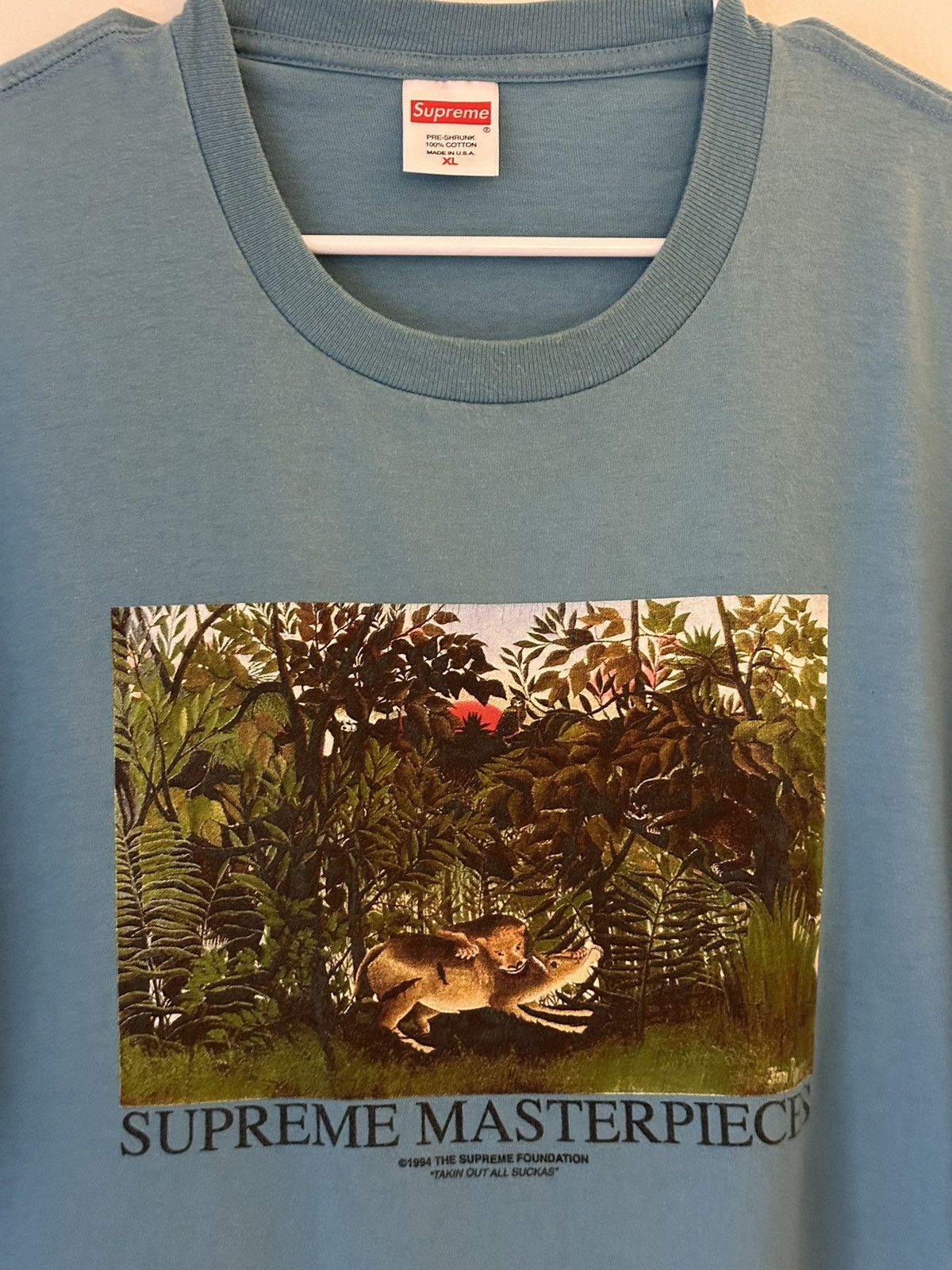 Supreme Supreme Masterpieces Tee Size US XL / EU 56 / 4 - 2 Thumbnail