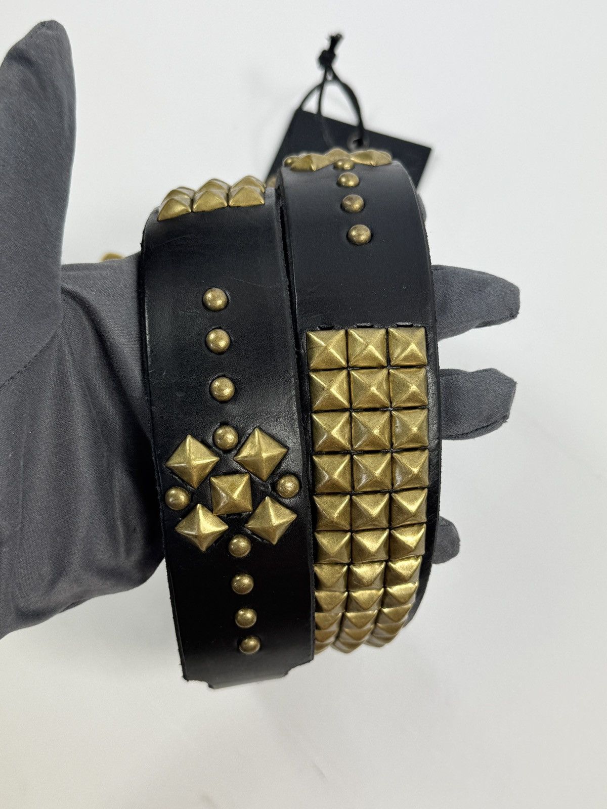 Enfants Riches Deprimes ANTIQUE BRASS TEXAS SERENADE BELT 85 Size 32 - 9 Thumbnail