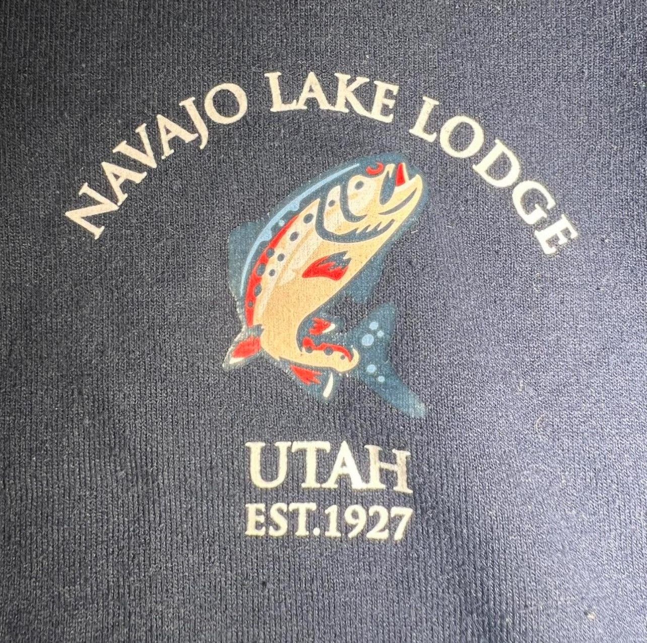 Other XS Navy blue vintage sweatshirt Navajo Lake Lodge Size XS / US 0-2 / IT 36-38 - 6 Thumbnail