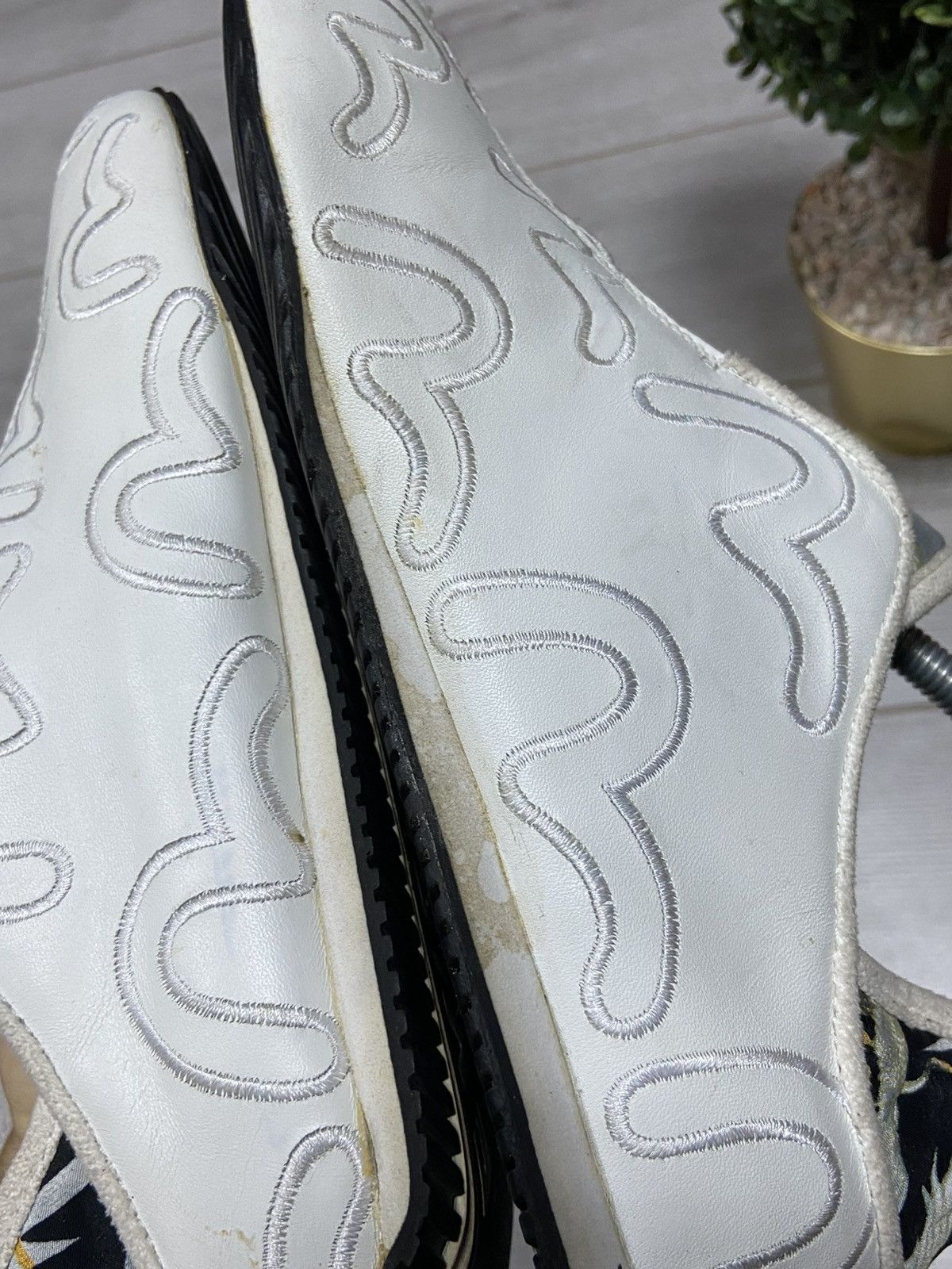 Evisu Evisu monogram big logo sneakers low top Size US 7 / EU 40 - 13 Thumbnail