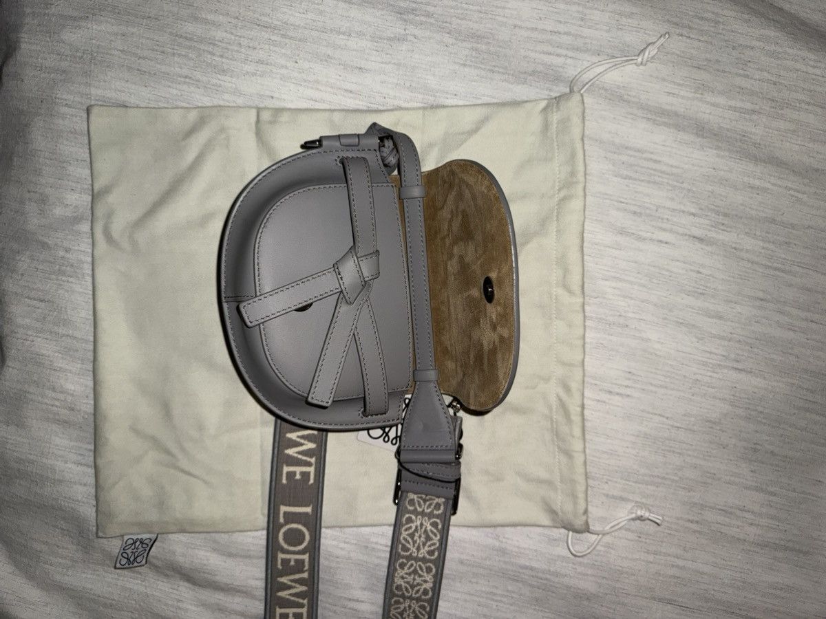 Loewe Loewe Gate Dual Mini Bag in Pearl Grey Size ONE SIZE - 2 Thumbnail