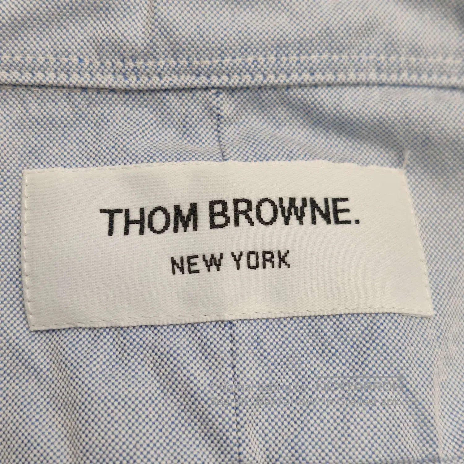 Thom Browne Thom Browne Cotton Single-Breasted Collared Shirt. Size US M / EU 48-50 / 2 - 3 Thumbnail