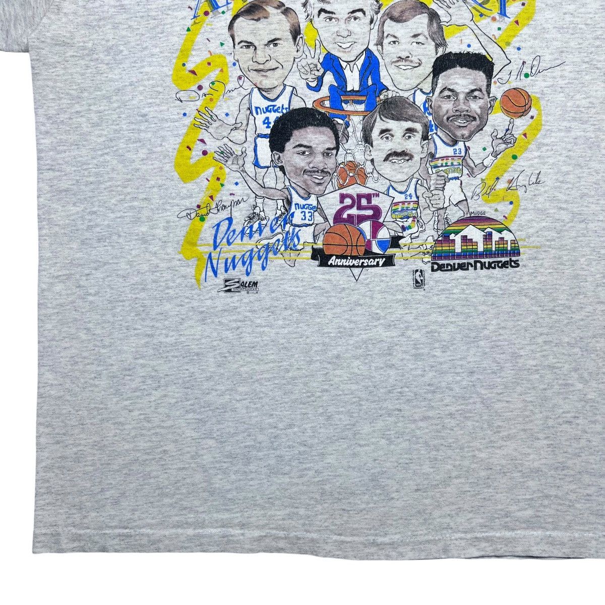 Salem Sportswear Vtg 1992 NBA Denver Nuggets Salem Sportswear Characture Tee Size US XL / EU 56 / 4 - 9 Thumbnail