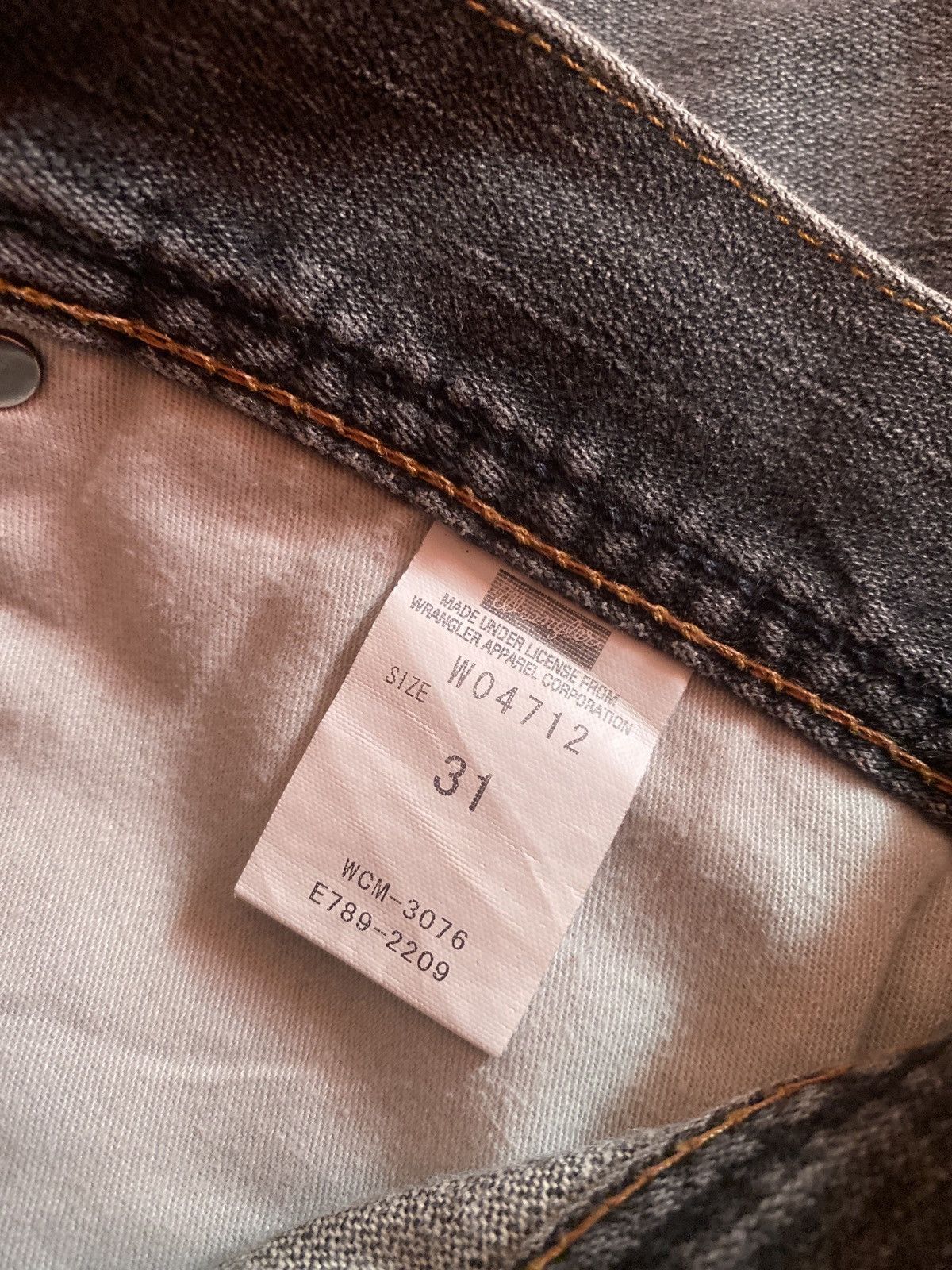 Vintage FLARED💥 WRANGLER CLAWMARKS BOOTCUT DENIM JEANS Size US 30 / EU 46 - 17 Thumbnail