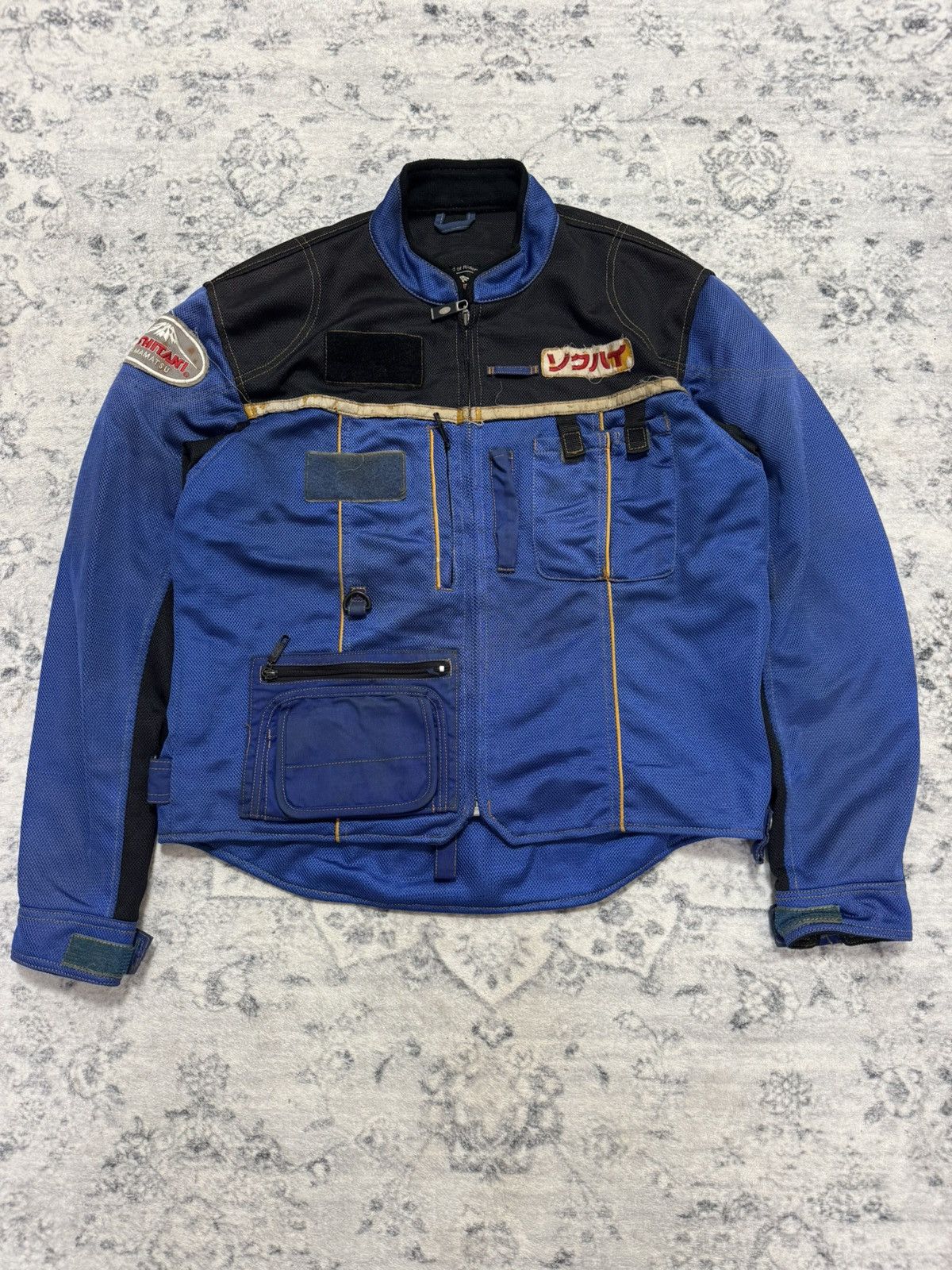 Sports Specialties DISTRESSED KUSHITANI MOTORCYCLE RAGING JACKET Size US M / EU 48-50 / 2 - 1 Thumbnail