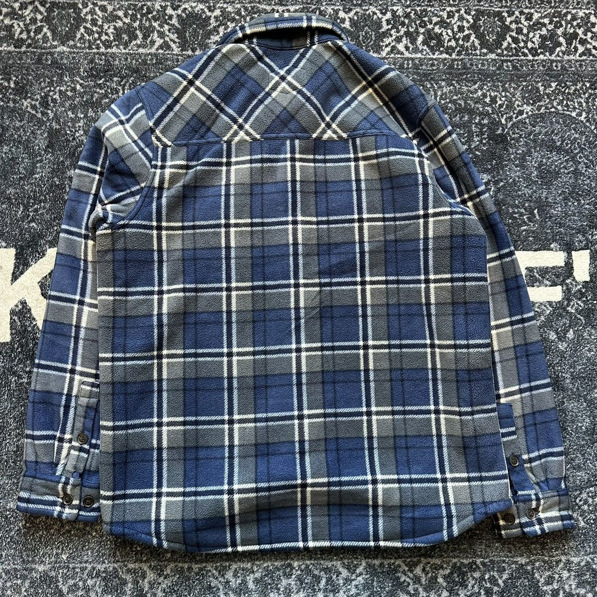 Other Vintage Blue Wool Thick Flannel Size US M / EU 48-50 / 2 - 4 Thumbnail