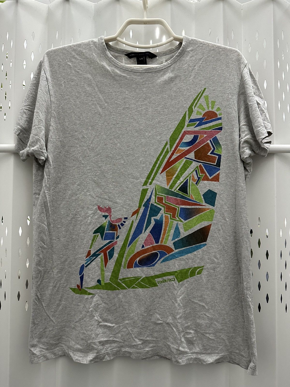 Marc Jacobs Marc by Marc Jacobs Grey T-shirt Size US L / EU 52-54 / 3 - 1 Thumbnail