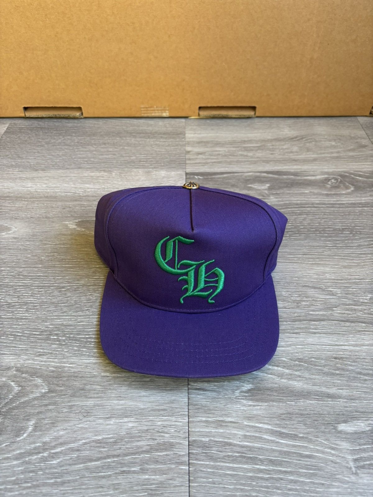 Chrome Hearts Chrome Hearts CH Baseball Cap Purple/Green Snapback Hat Size ONE SIZE - 3 Thumbnail