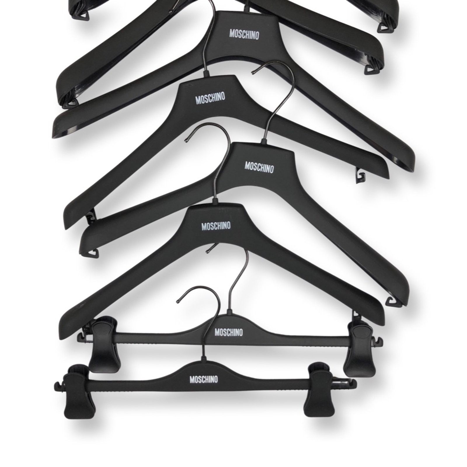 Moschino Moschino Logo Plastic Hangers Size ONE SIZE - 2 Thumbnail