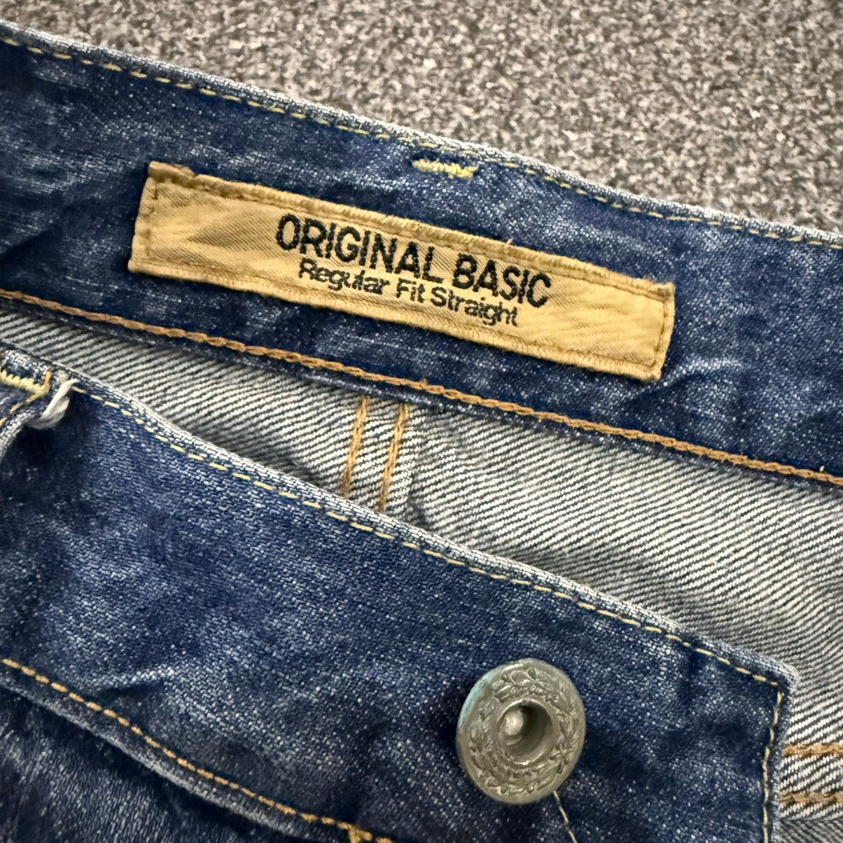 Undercover × Uniqlo Vintage 90s Japanese Denim Uniqlo Regular Fit Straight Jeans Size US 31 - 14 Thumbnail