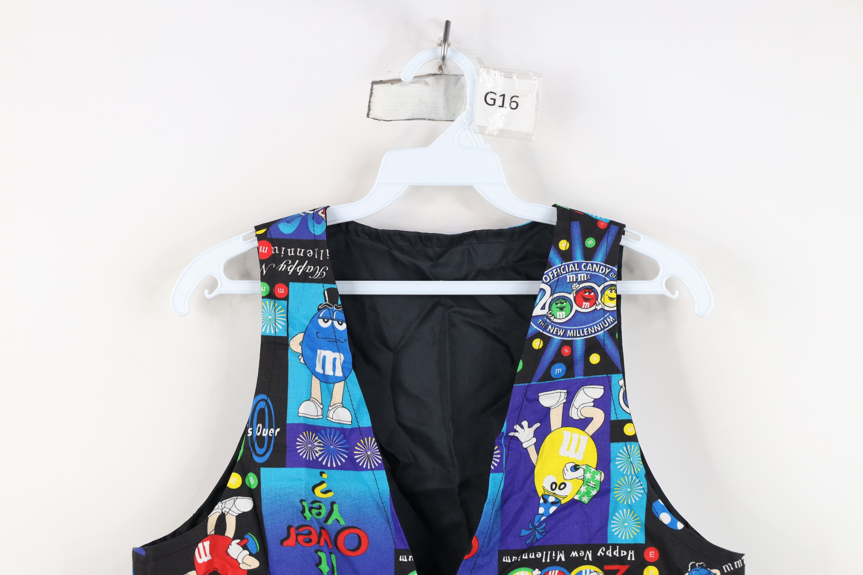 Vintage Vintage Y2K 2000 Millennium Mars Candy M&Ms Vest Jacket USA Size S / US 4 / IT 40 - 2 Thumbnail