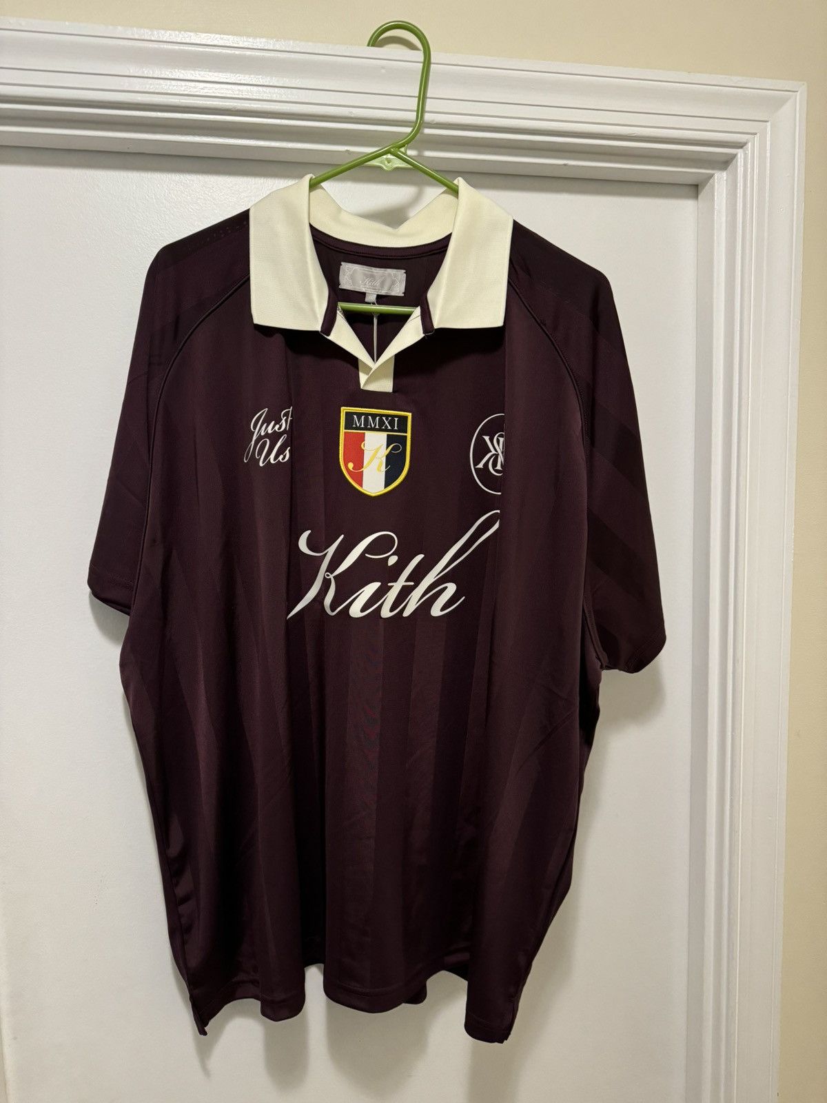 Kith Kith Shadow Stripe Marcel Soccer Jersey Size Xl | Grailed
