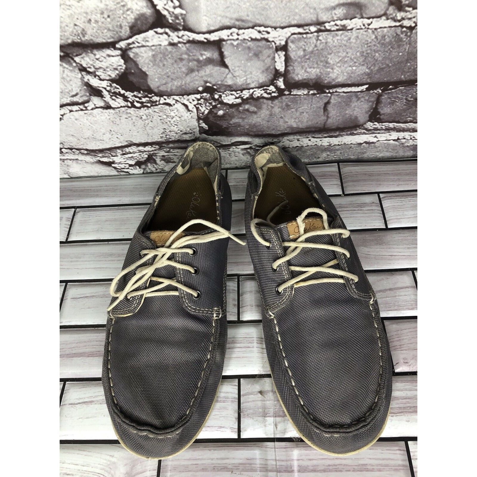 Olukai Olukai Heleuma Mesh Gray Textile Lace Casual Comfort Shoes W Size US 8 / IT 38 - 14 Thumbnail