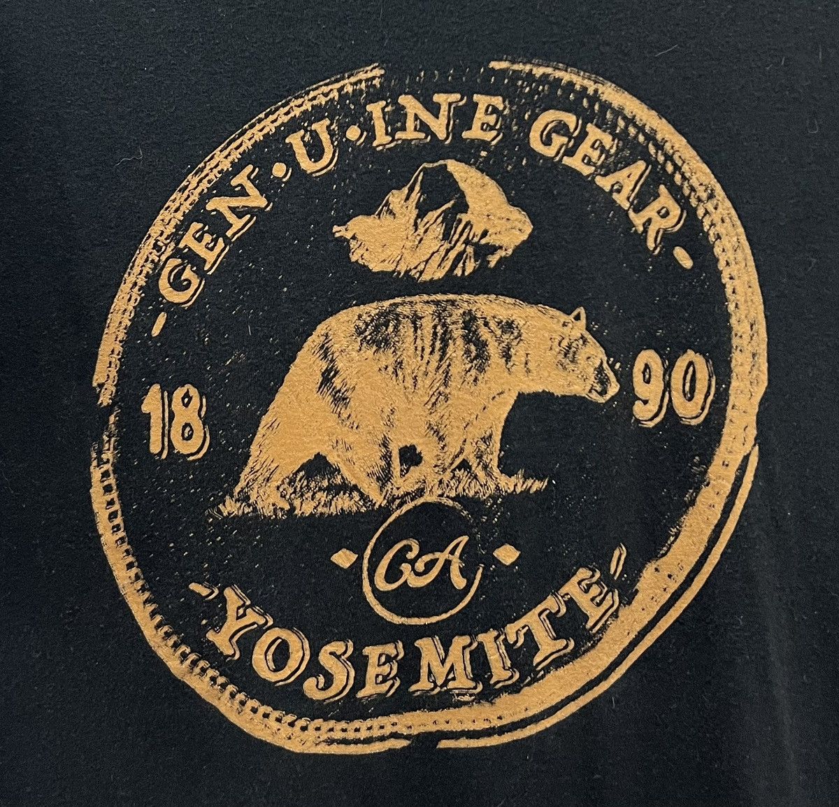 Gildan × Vintage VINTAGE GILDAN GENUINE GEAR 1890 YOSEMITE TEE SHIRT Size US L / EU 52-54 / 3 - 3 Thumbnail
