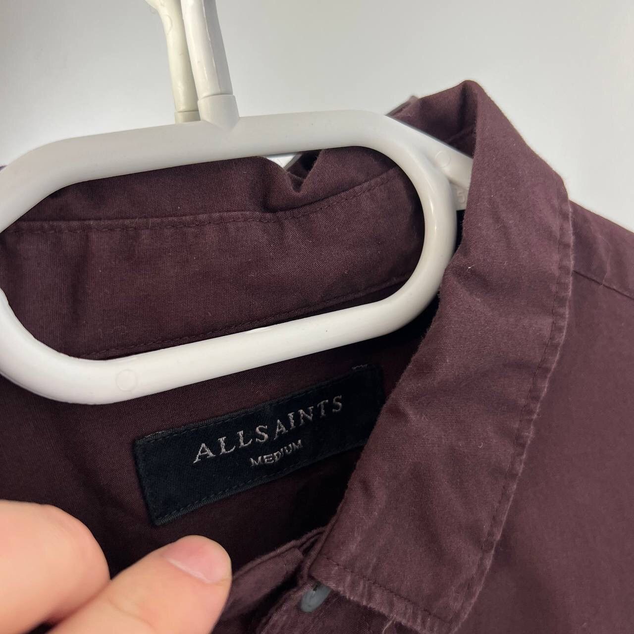 Allsaints Shirt Allsaints Button Up Y2k Luxury Mini Logo Size US M / EU 48-50 / 2 - 4 Thumbnail