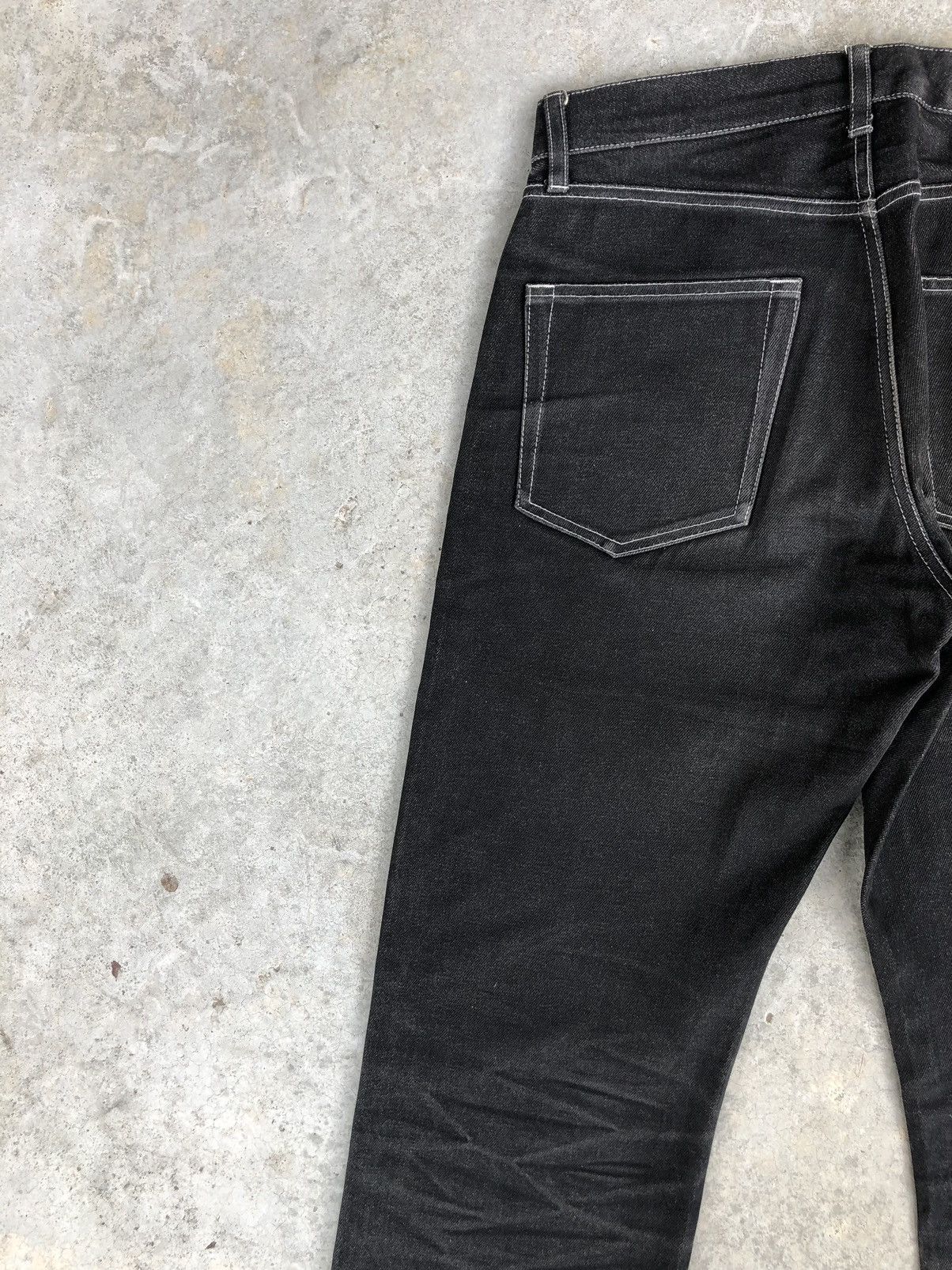PPFM PPFM Distressed Jeans Straight Fit Jeans Size US 32 / EU 48 - 9 Thumbnail