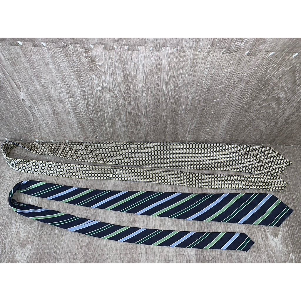 Chaps Chaps Men's Multicolor Striped Silk Necktie Set 2 Piece Size ONE SIZE - 5 Thumbnail