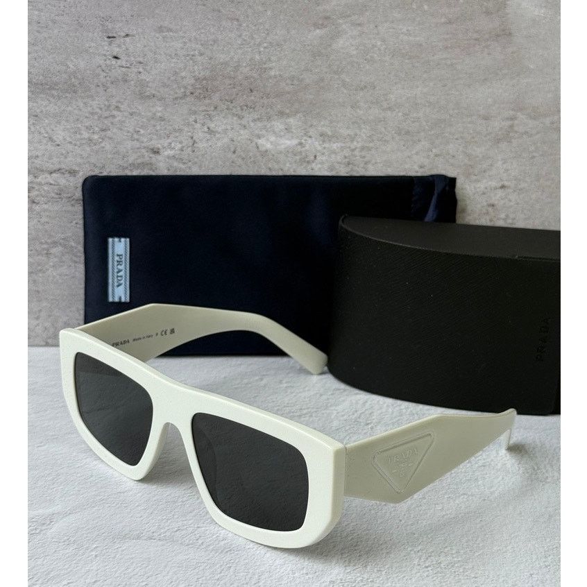 Prada NEW Prada PR D04SU Sunglasses in White $497 Size ONE SIZE - 1 Thumbnail